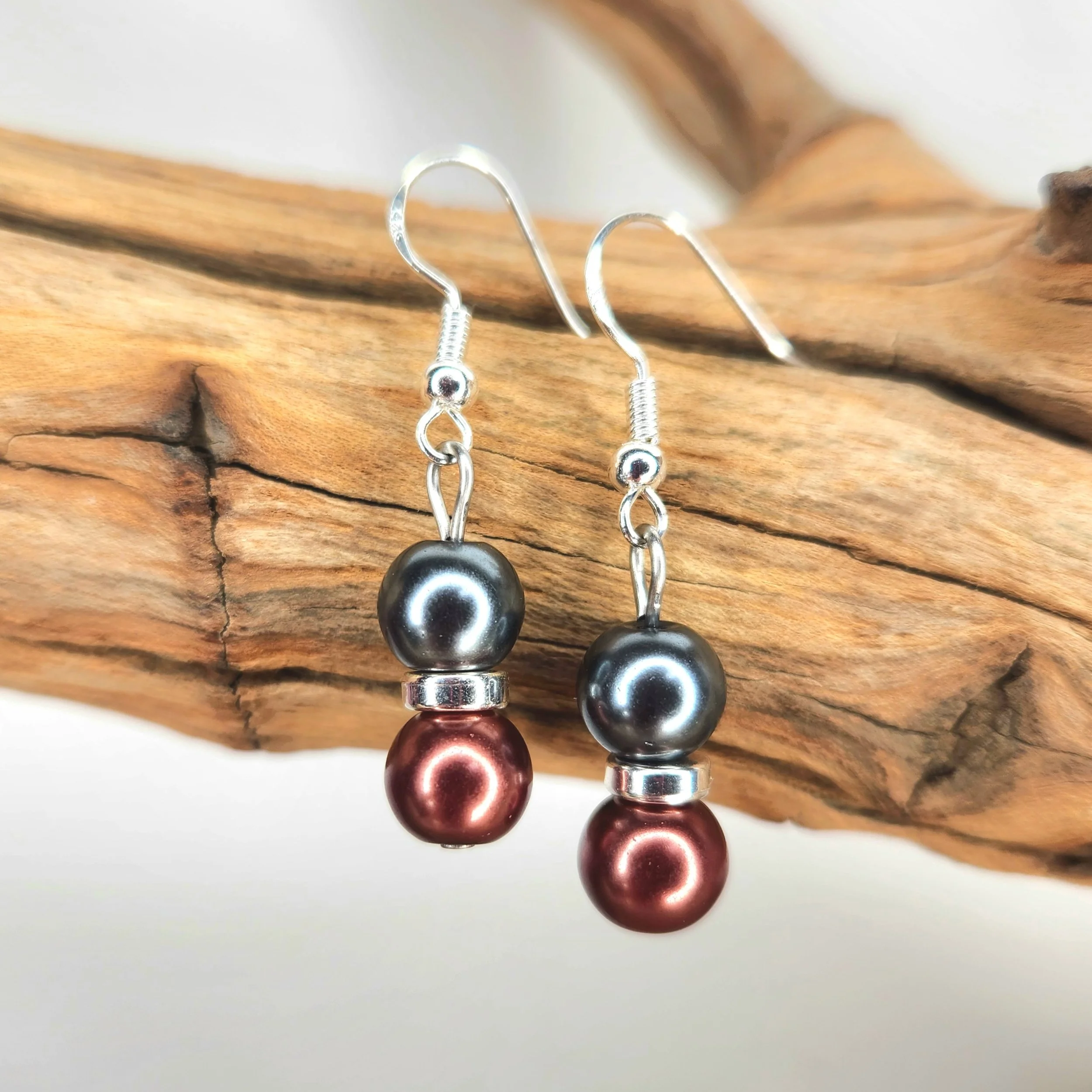 Crimson Current Earrings
