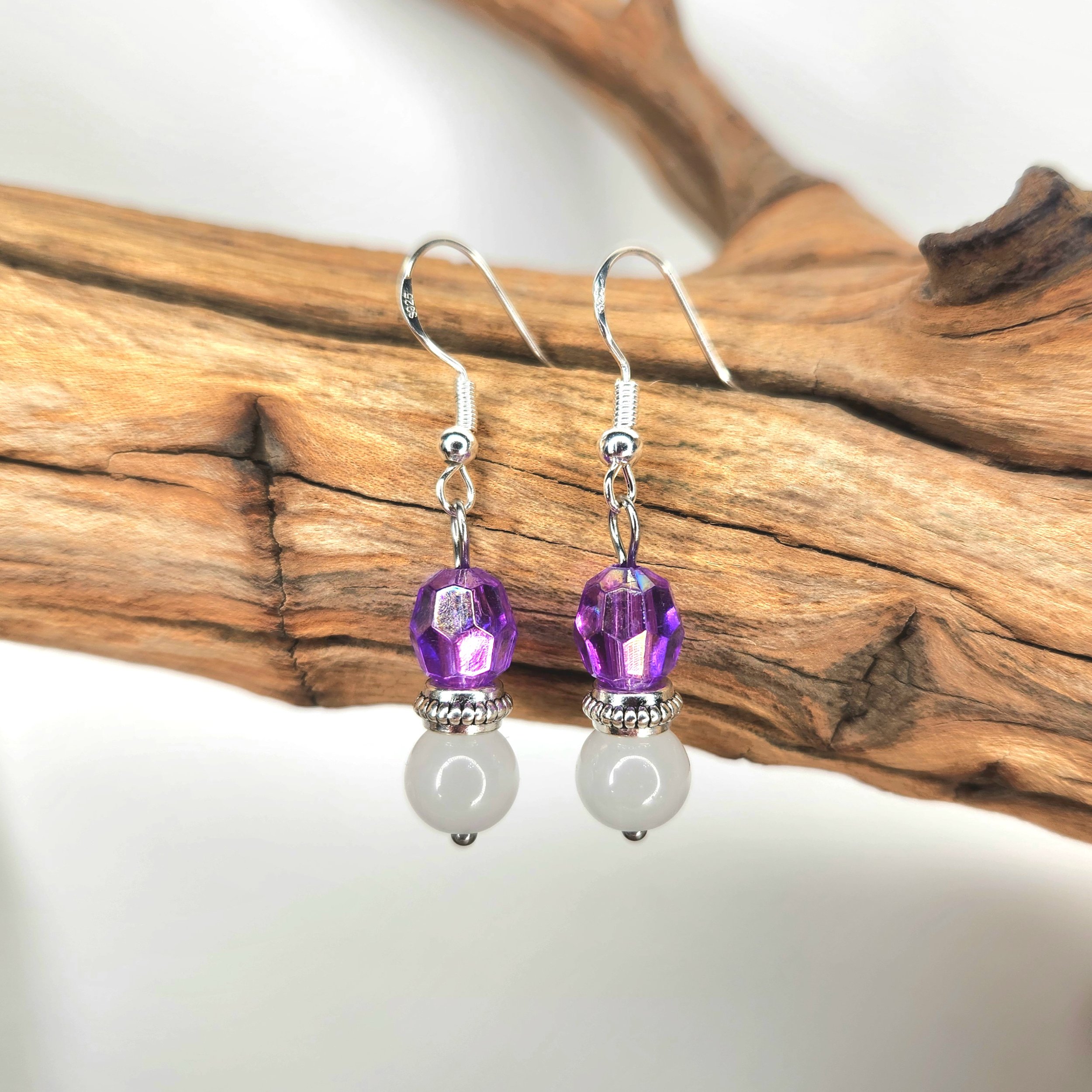 Lavender Gleam Earrings
