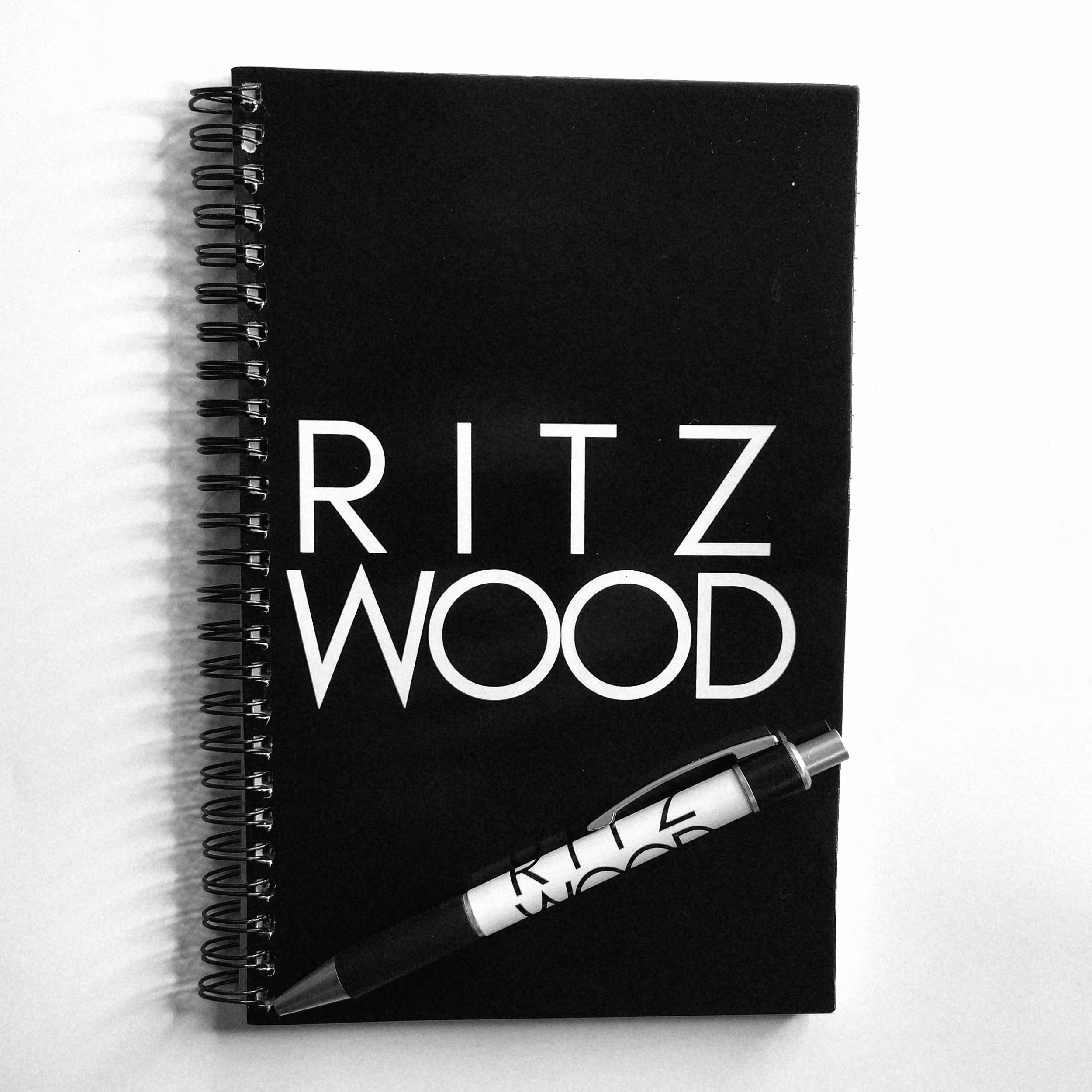 Ritzwood Lined Notebook with Pen