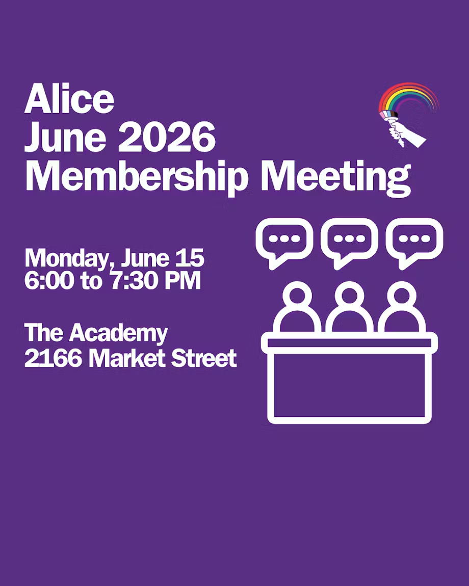 Alice June Membership Meeting