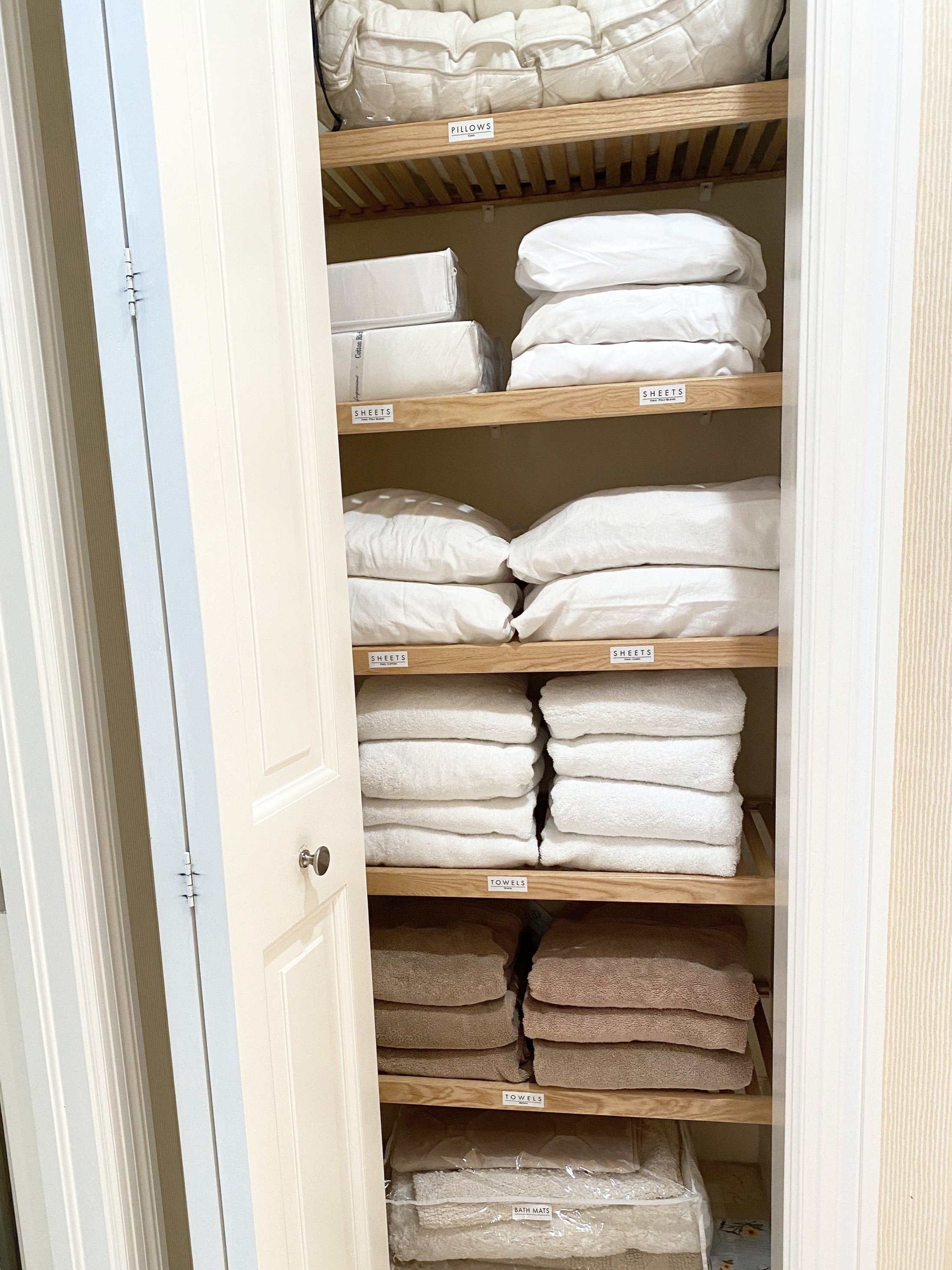 Linen Closet AFTER - Matched Sets