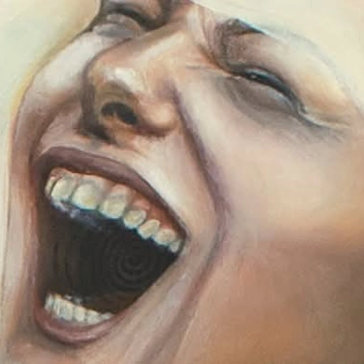 I'm taking a vote! I painted "Giddy Fortune's Furious Fickle Wheel" (the Wheel of fortune) after I found out a friend of mine had died by suicide. This was after one of my best friends and then my mom had died. So my Fortuna is....intense. 