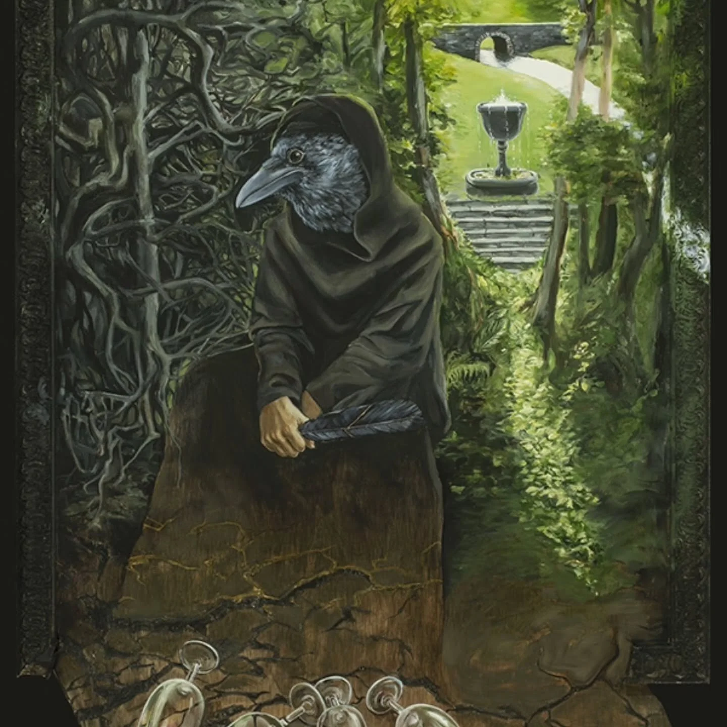 Take your time. 
Incorporeal, you are the ghost of sorrows. 
Go deep my friend, follow the cracks in the dry earth like a map for healing.
Like a philosophy. 
Go so deep that you will break through the bottom of your paradigm 
and come out into some 