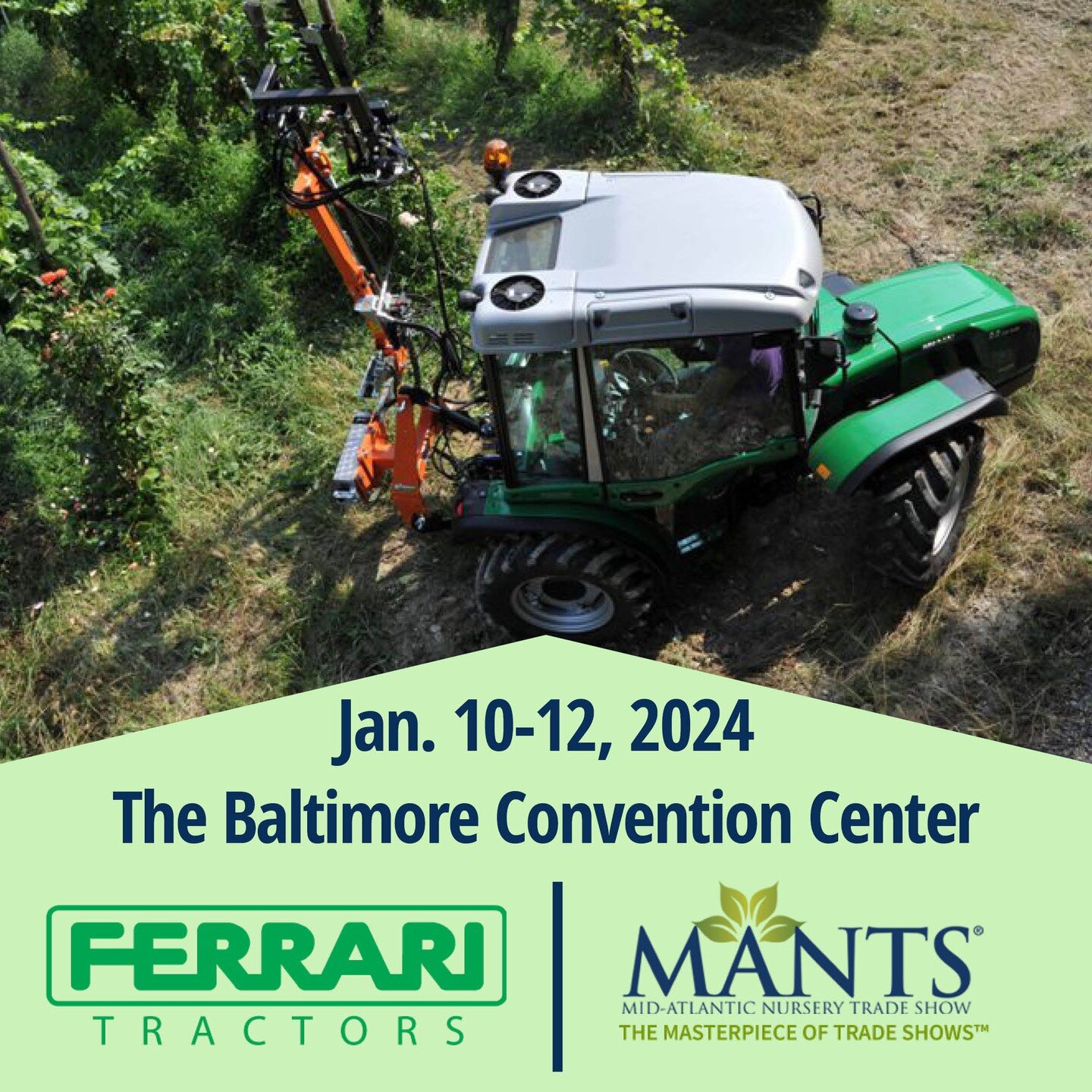 Next week, Ferrari Tractors will be on display at the 2024 @mantsbaltimore Mid-Atlantic Nursery Tradeshow! We'll be sharing Booth 2650 with @bcs_america. Stop by and learn how BCS &amp; Ferrari can grow your farm or nursery!
.
#ferrari #ferraritracto