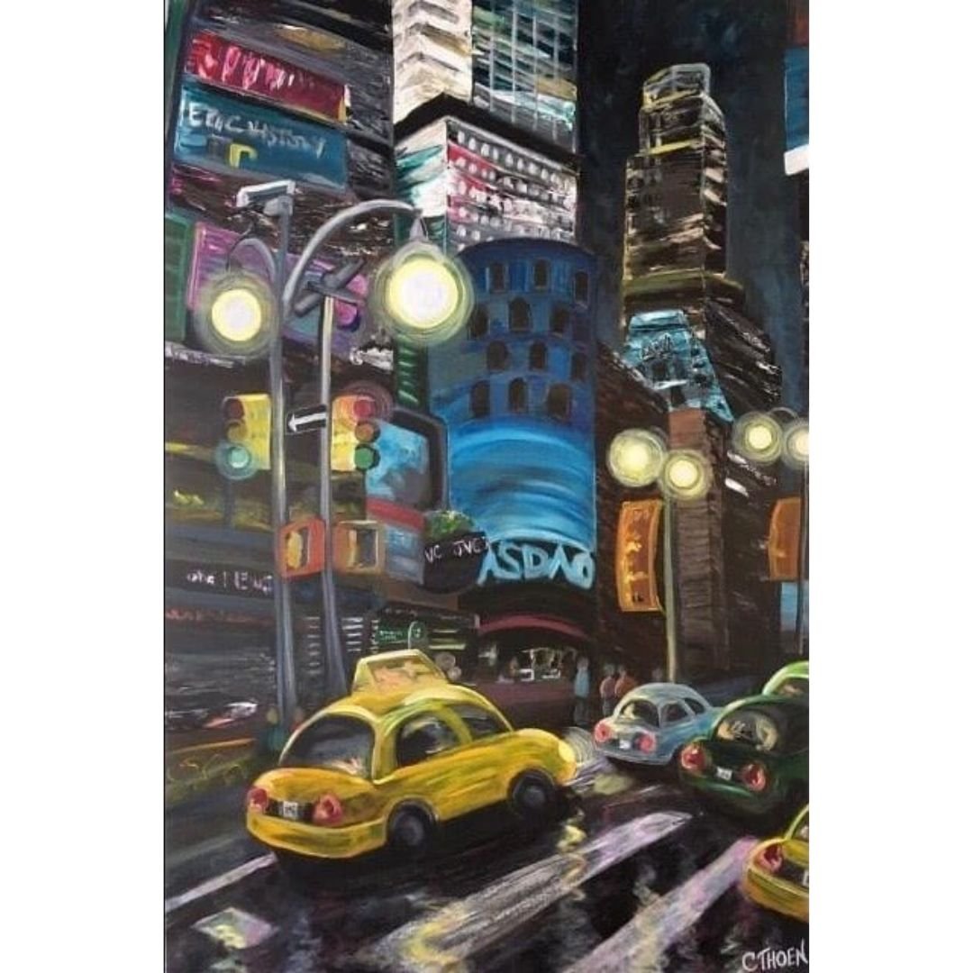 New York 3x5 Feet - SOLD (Commissioned)