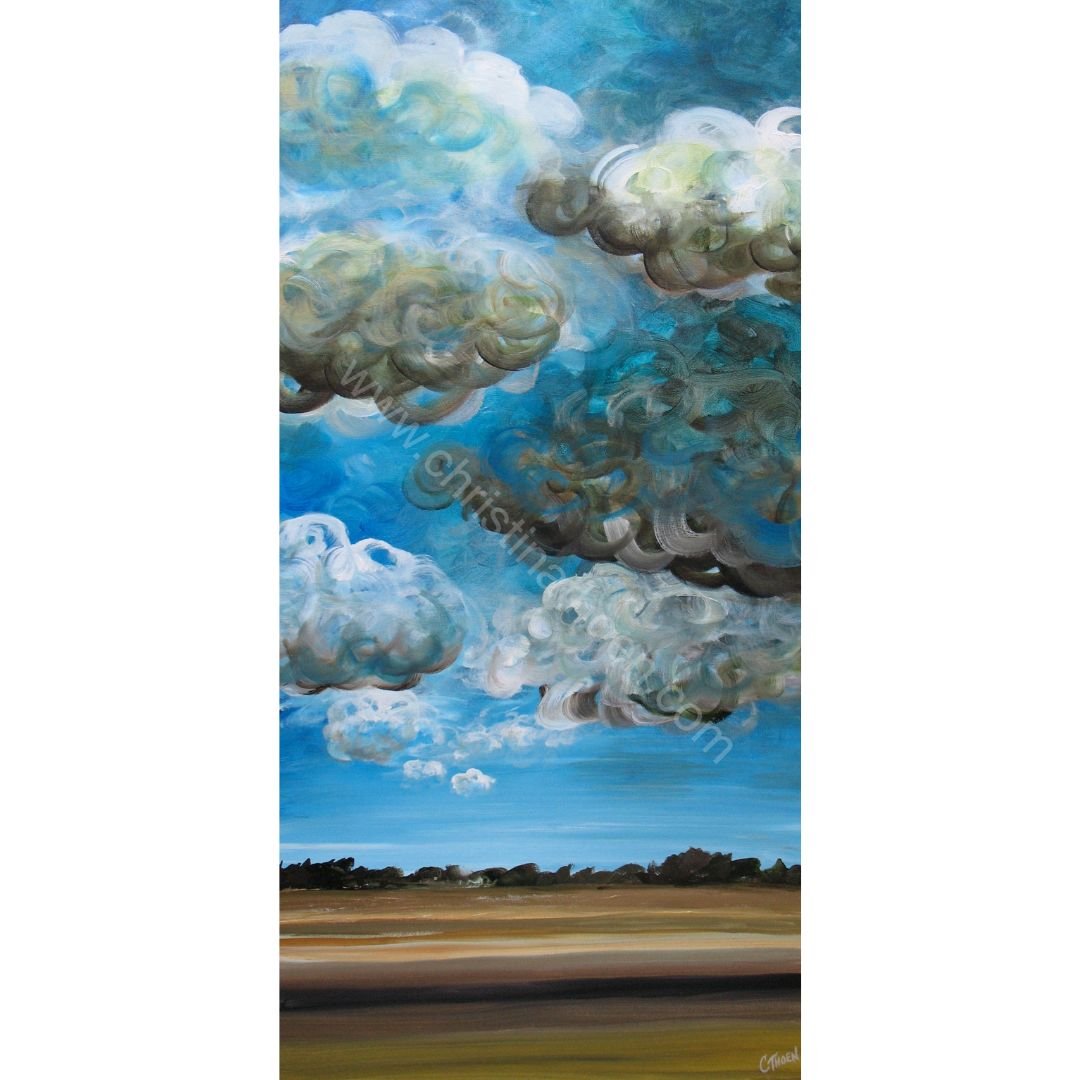 An Exciting Day 6”x12” (Print)
