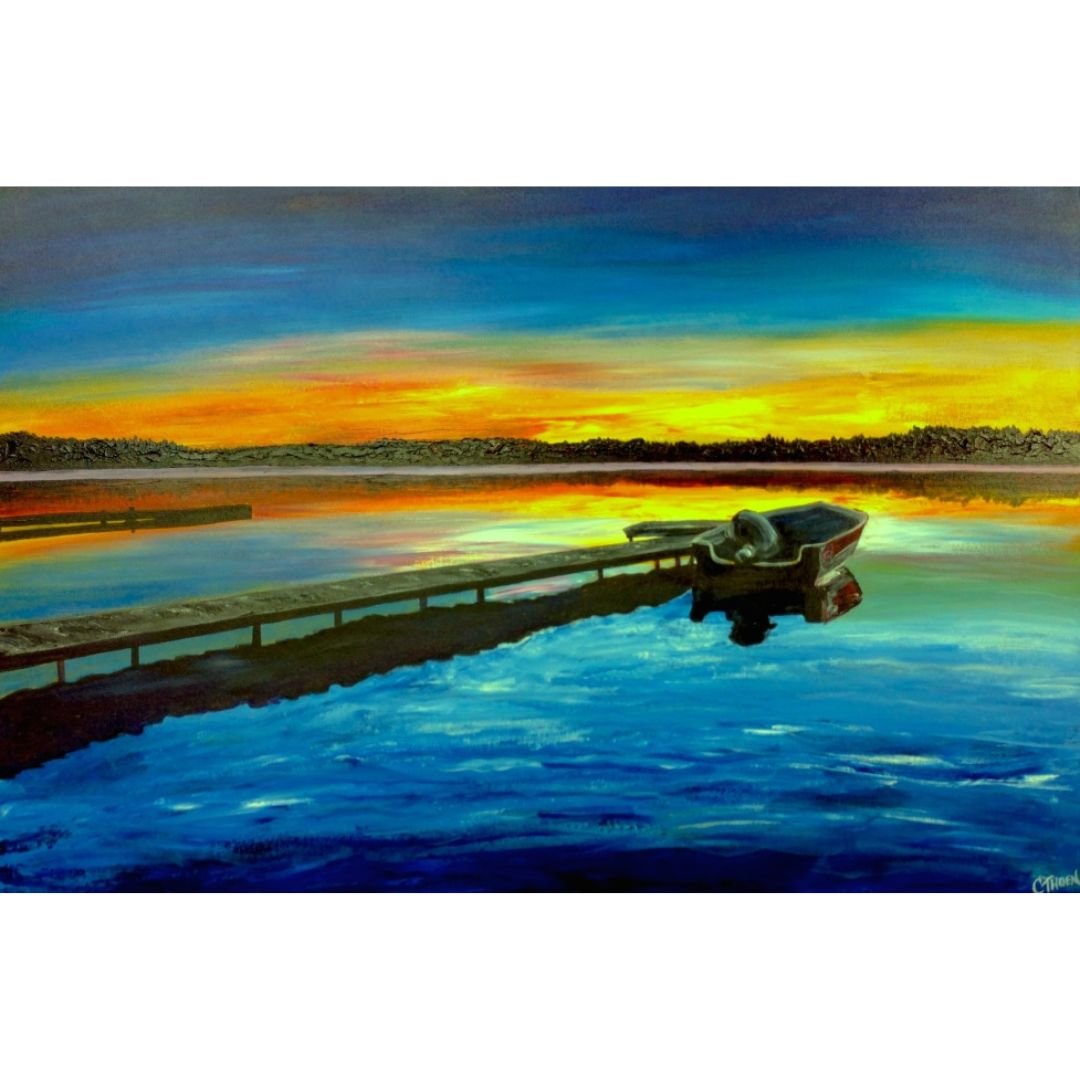 Sunrise At Emma Lake 9”x14” (Print)