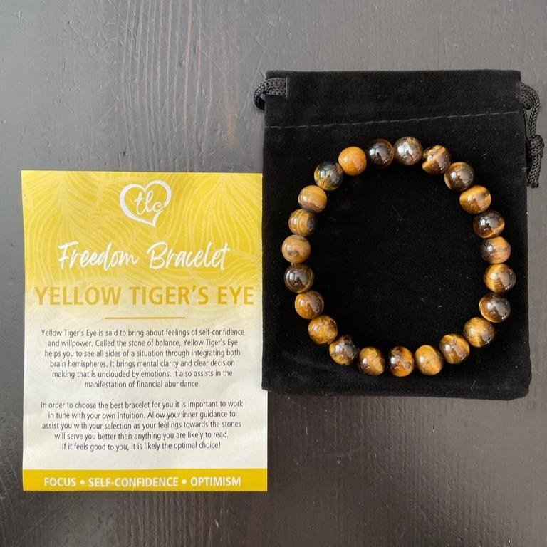 Yellow Tiger's Eye Gemstone Bracelet