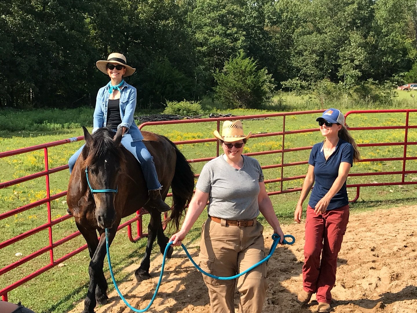 Throwback! Some sweet photos from August 2019: Holly was leading a horse inquiry retreat for a group of remarkable women. 

So much joy 🤩