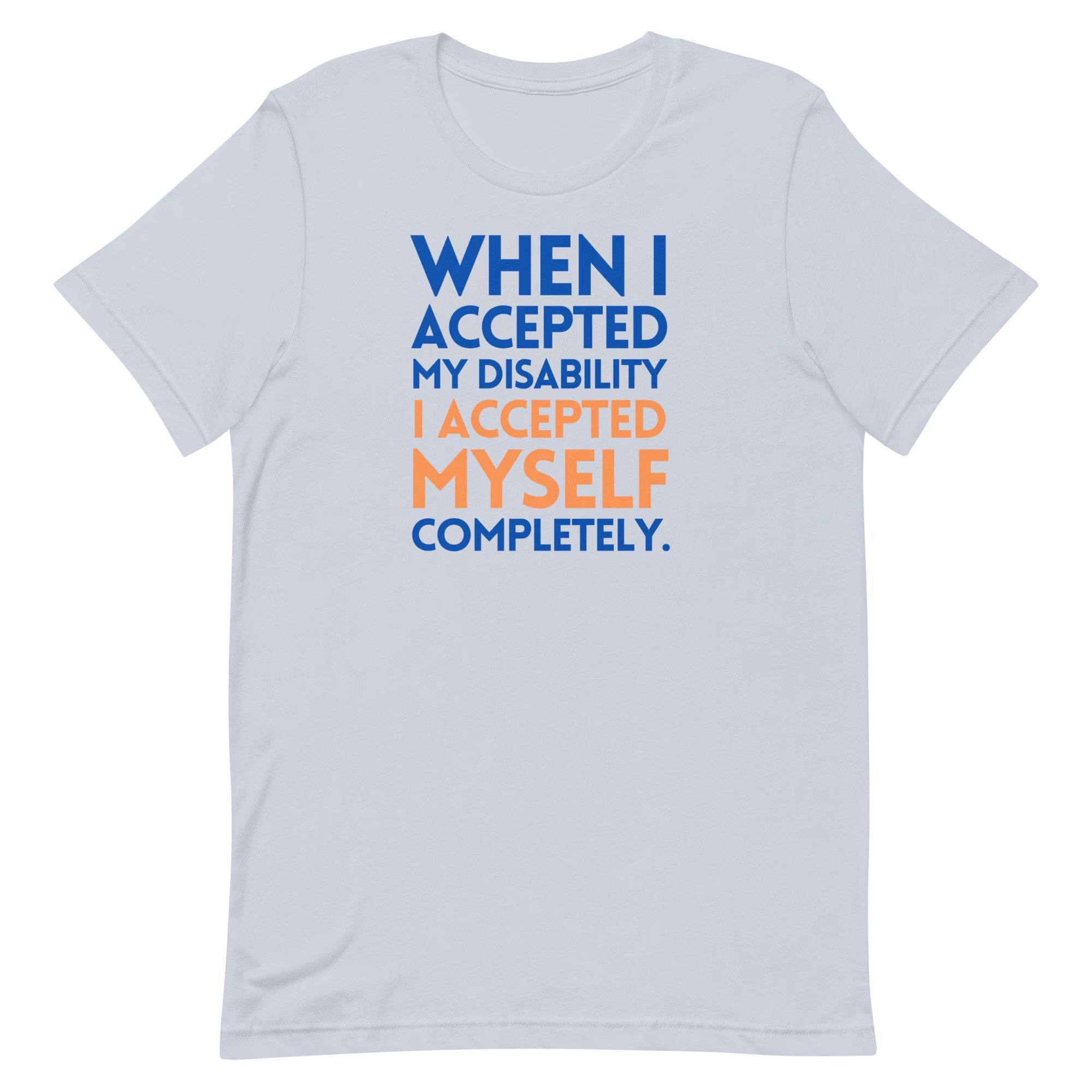 disability inclusion short-sleeved unisex t-shirt