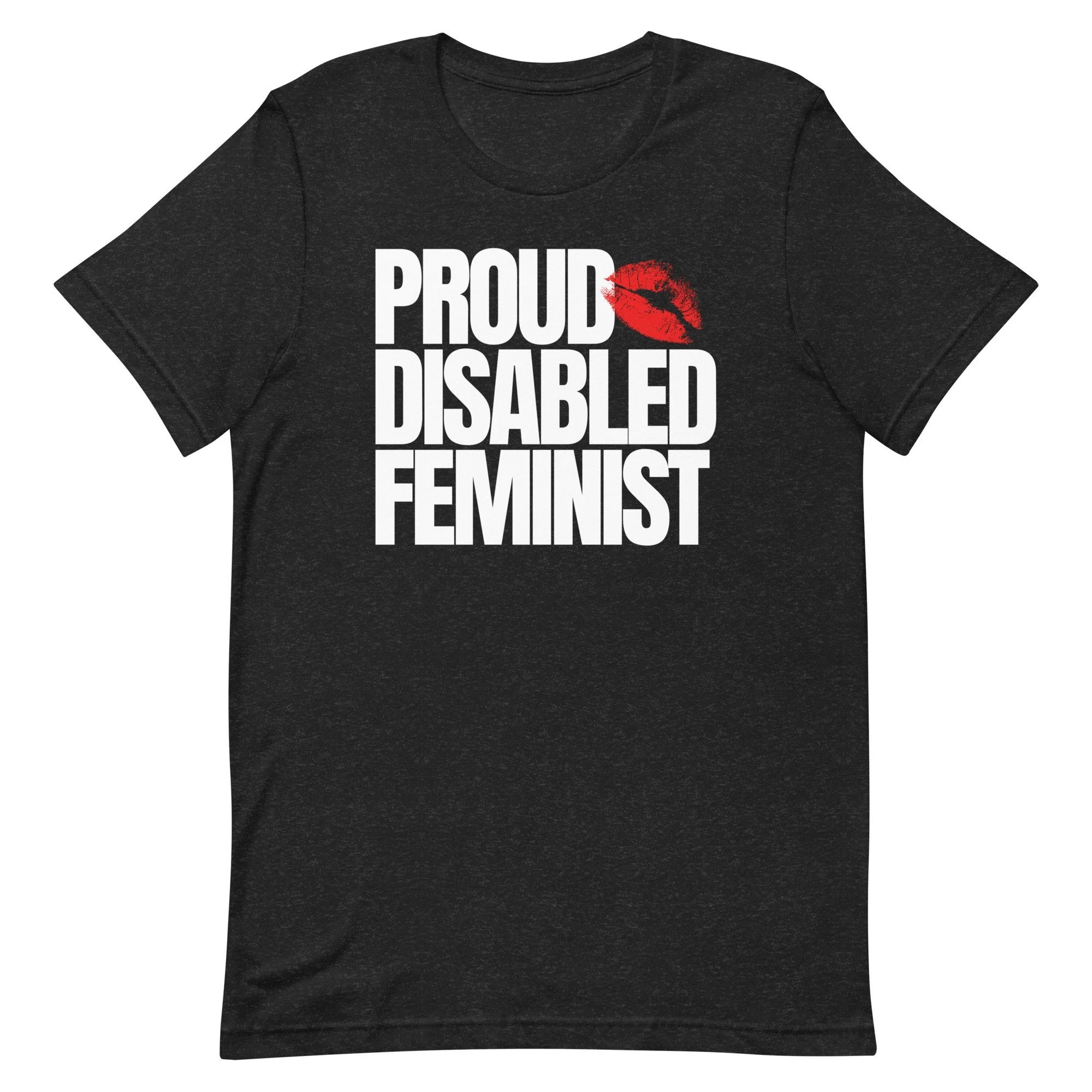 proud disabled female short-sleeved unisex t-shirt