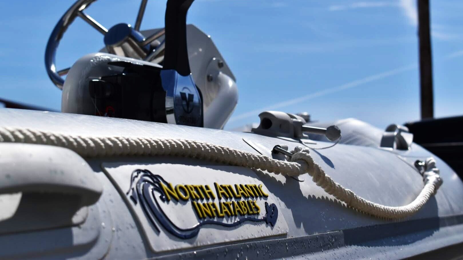 Logo on a boat