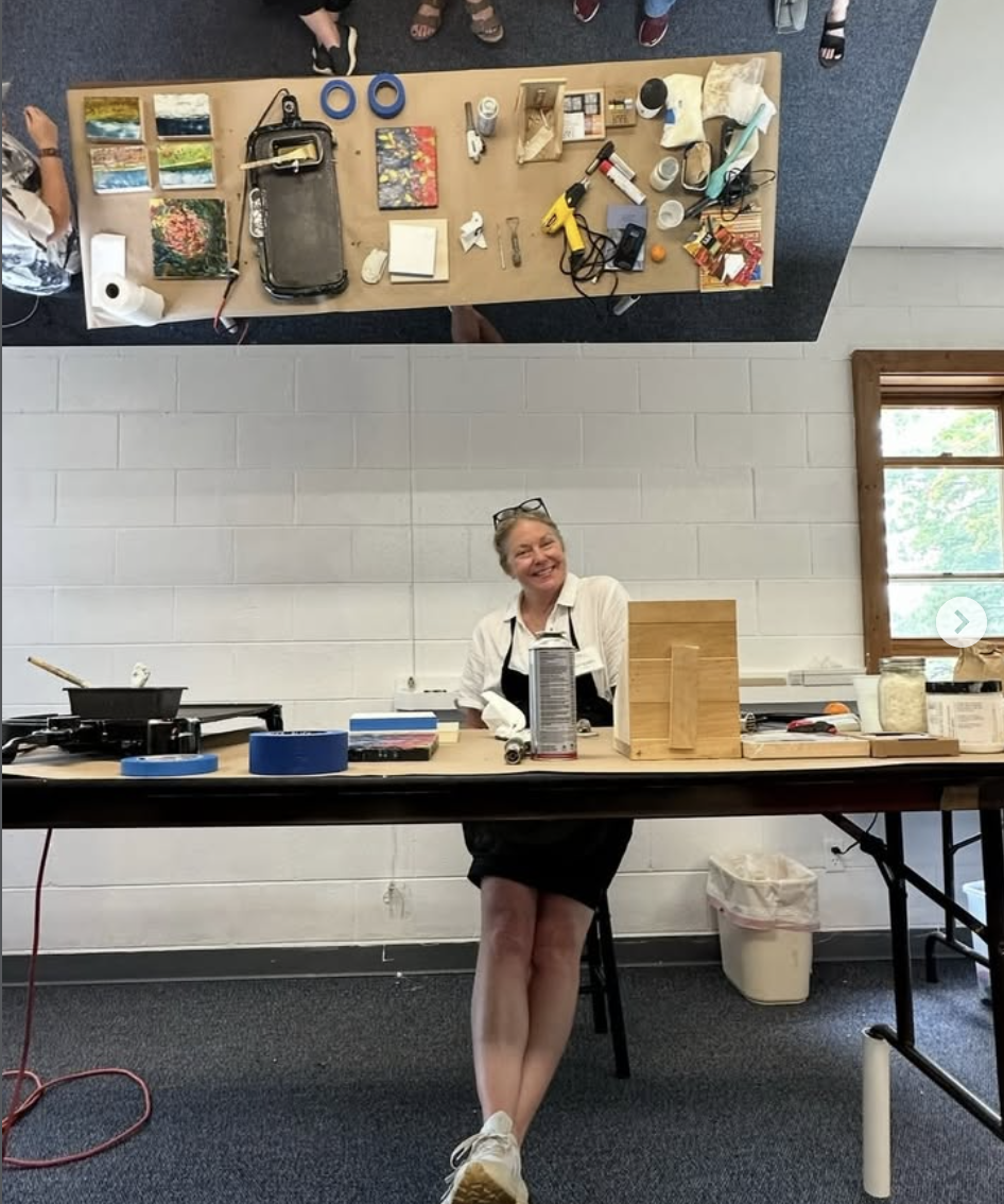 Encaustic Workshops at my Studio!