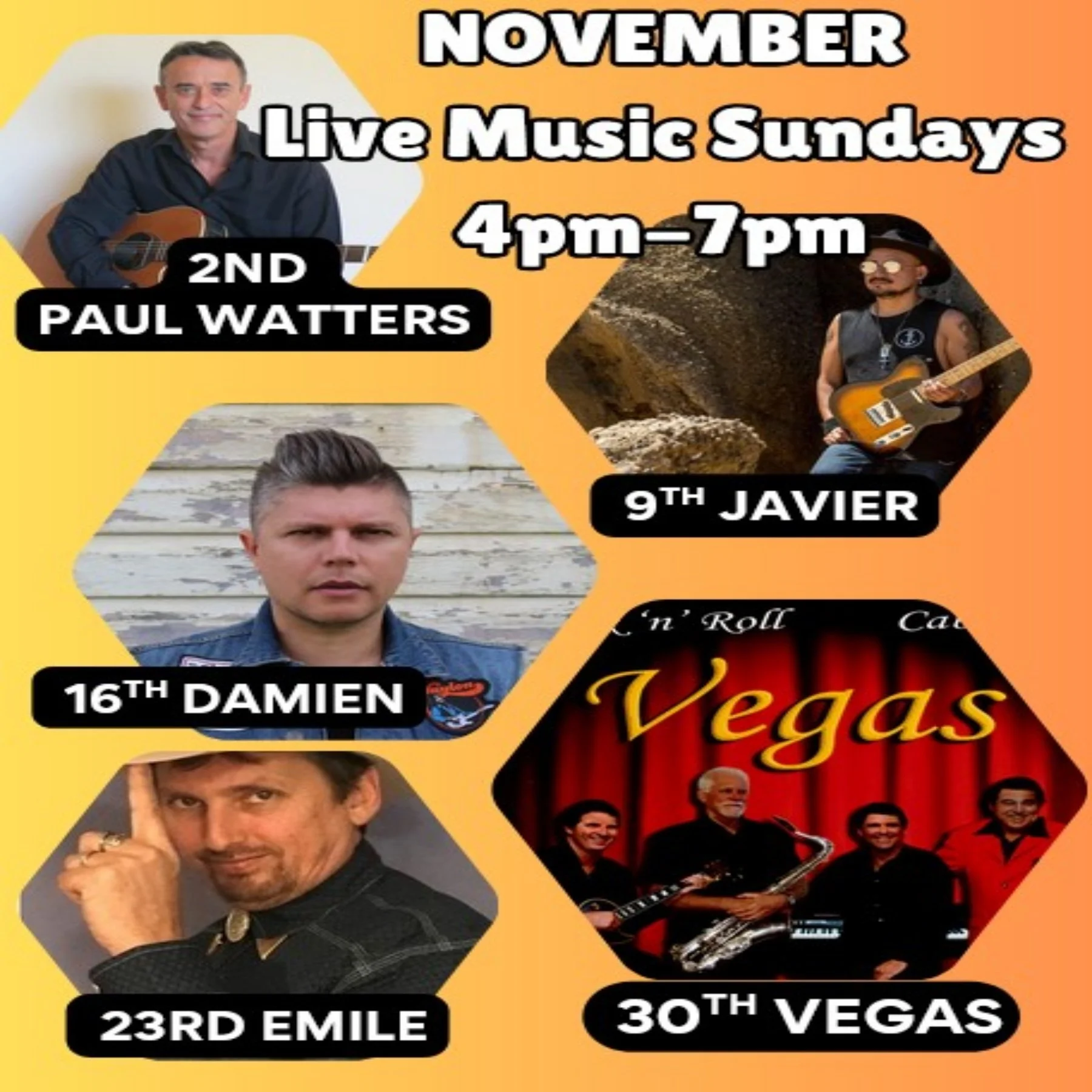 FREE Live Music in November