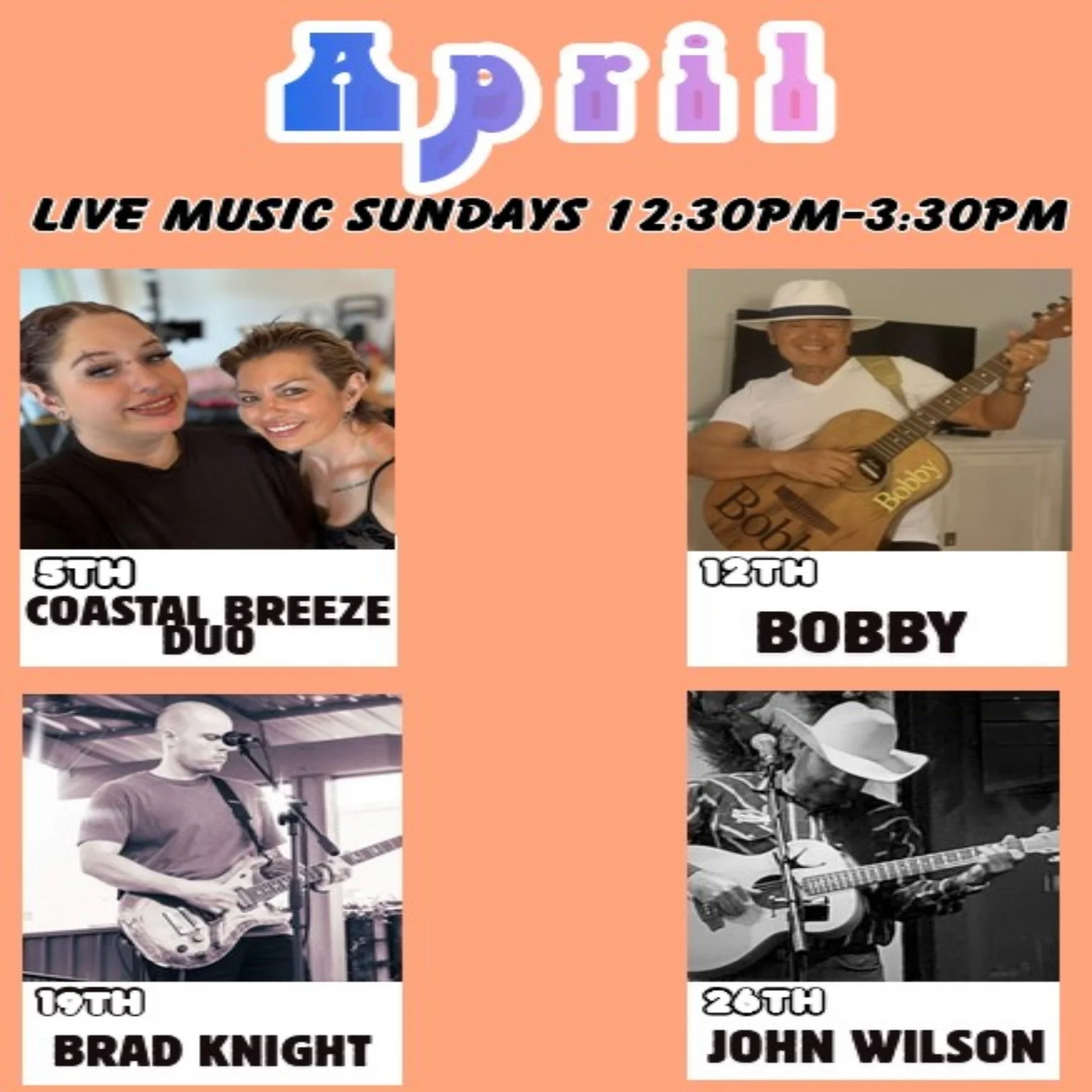 FREE Live Music in April