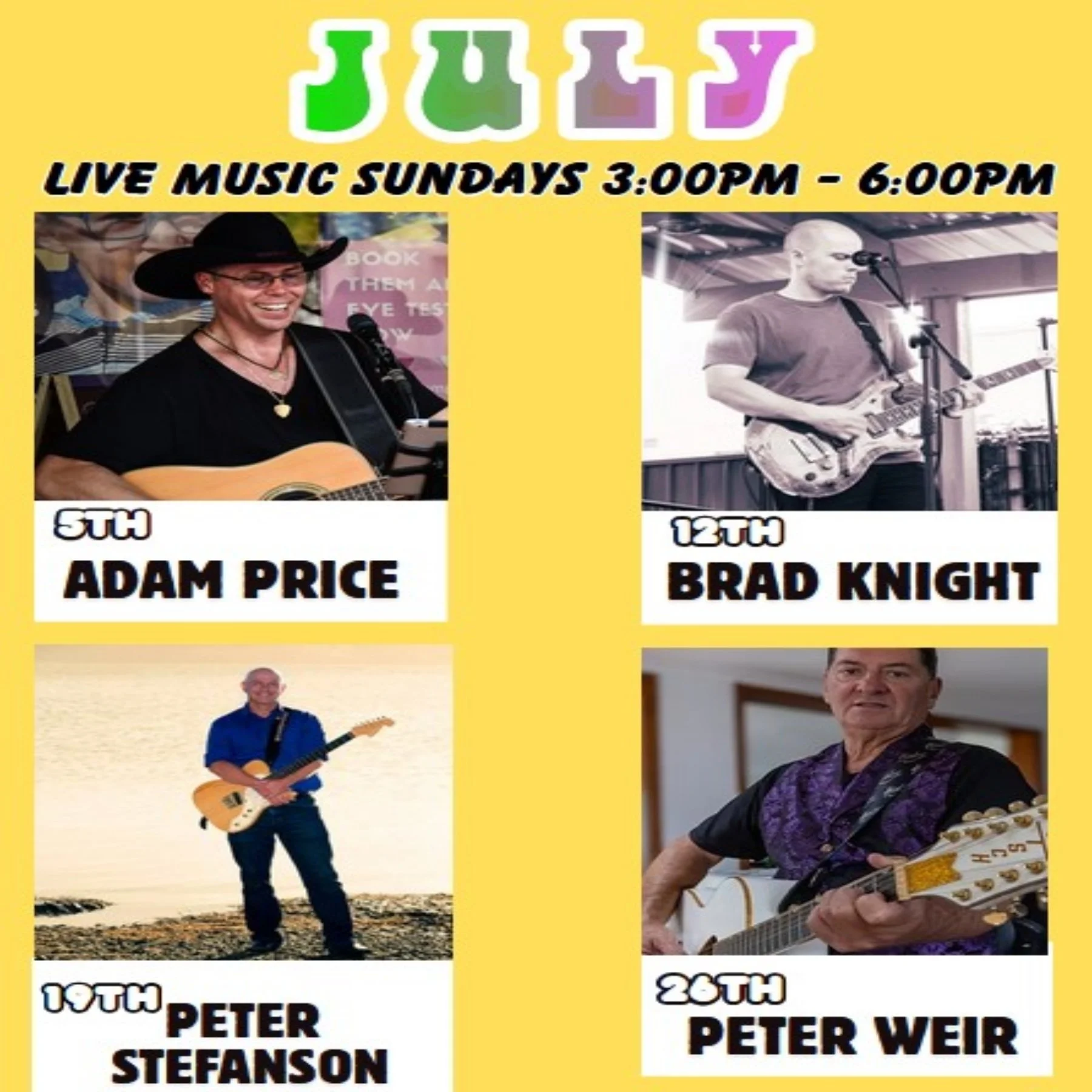 FREE Live Music in July