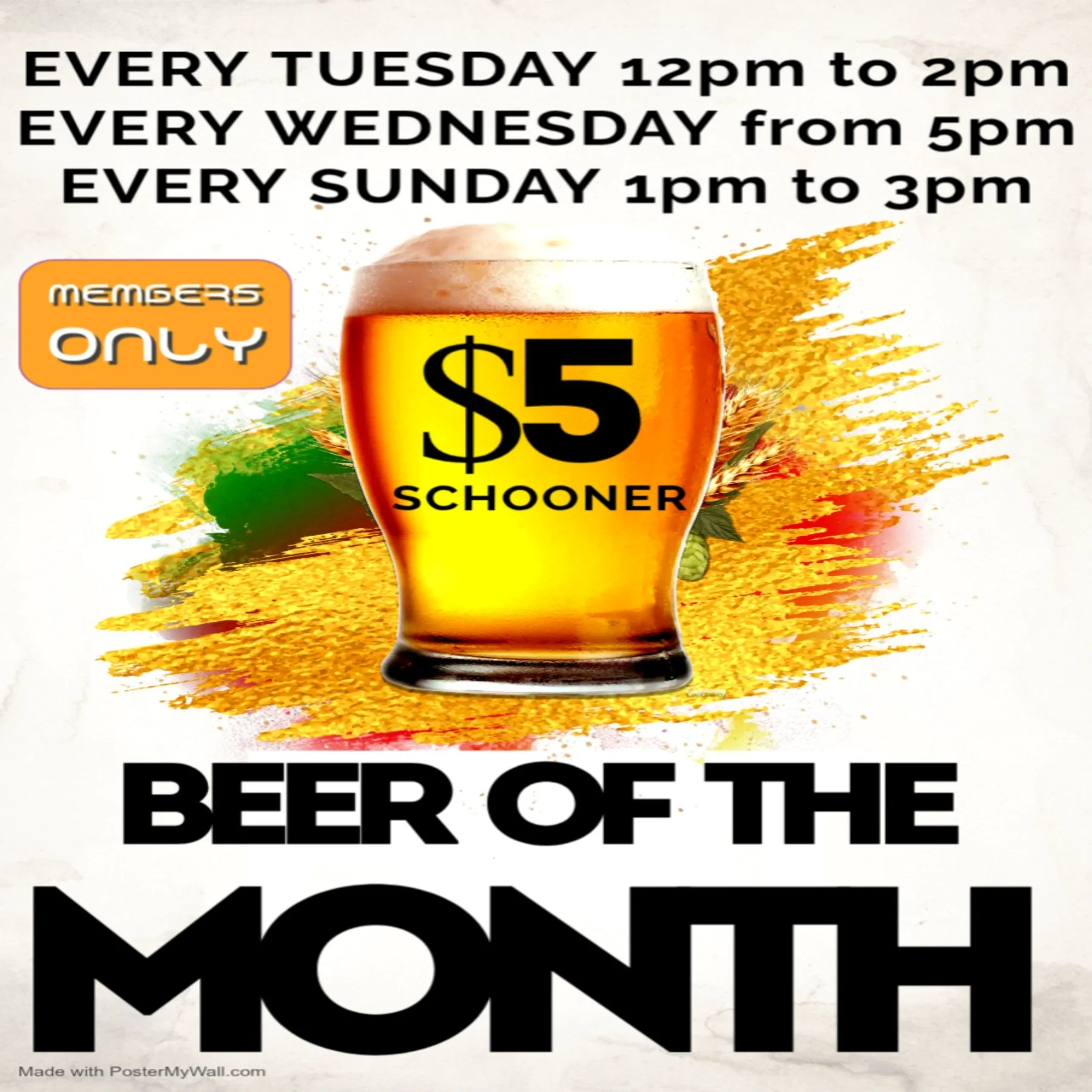 $5 Beer of the Month