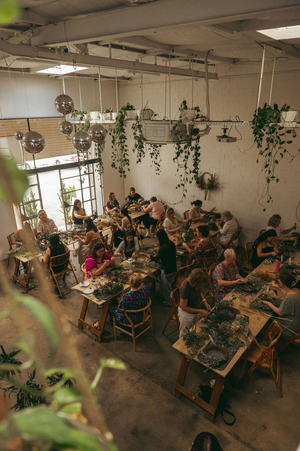 The Botanic Edit Christmas Wreath workshop