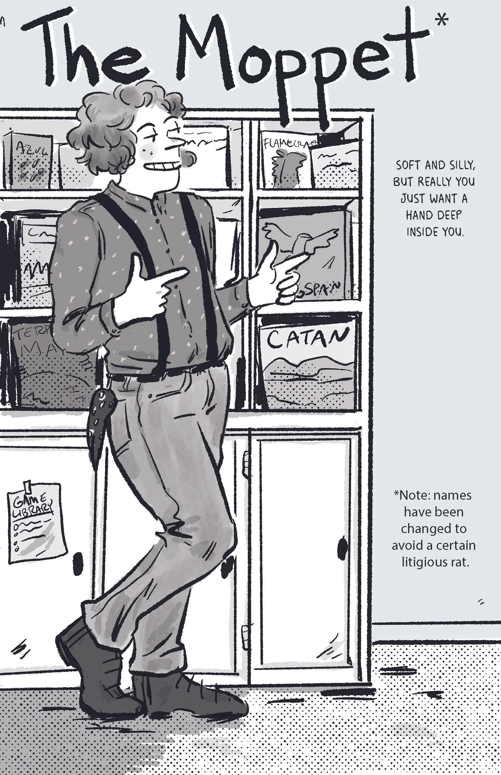 Character Design For Can You Host? Queer TTRPG