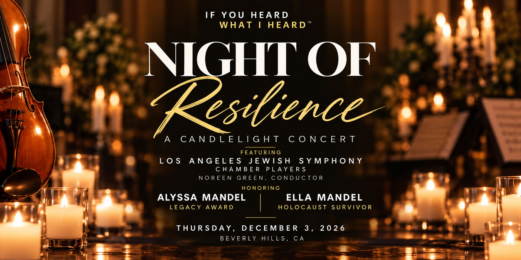Night of Resilience — December 3, 2026