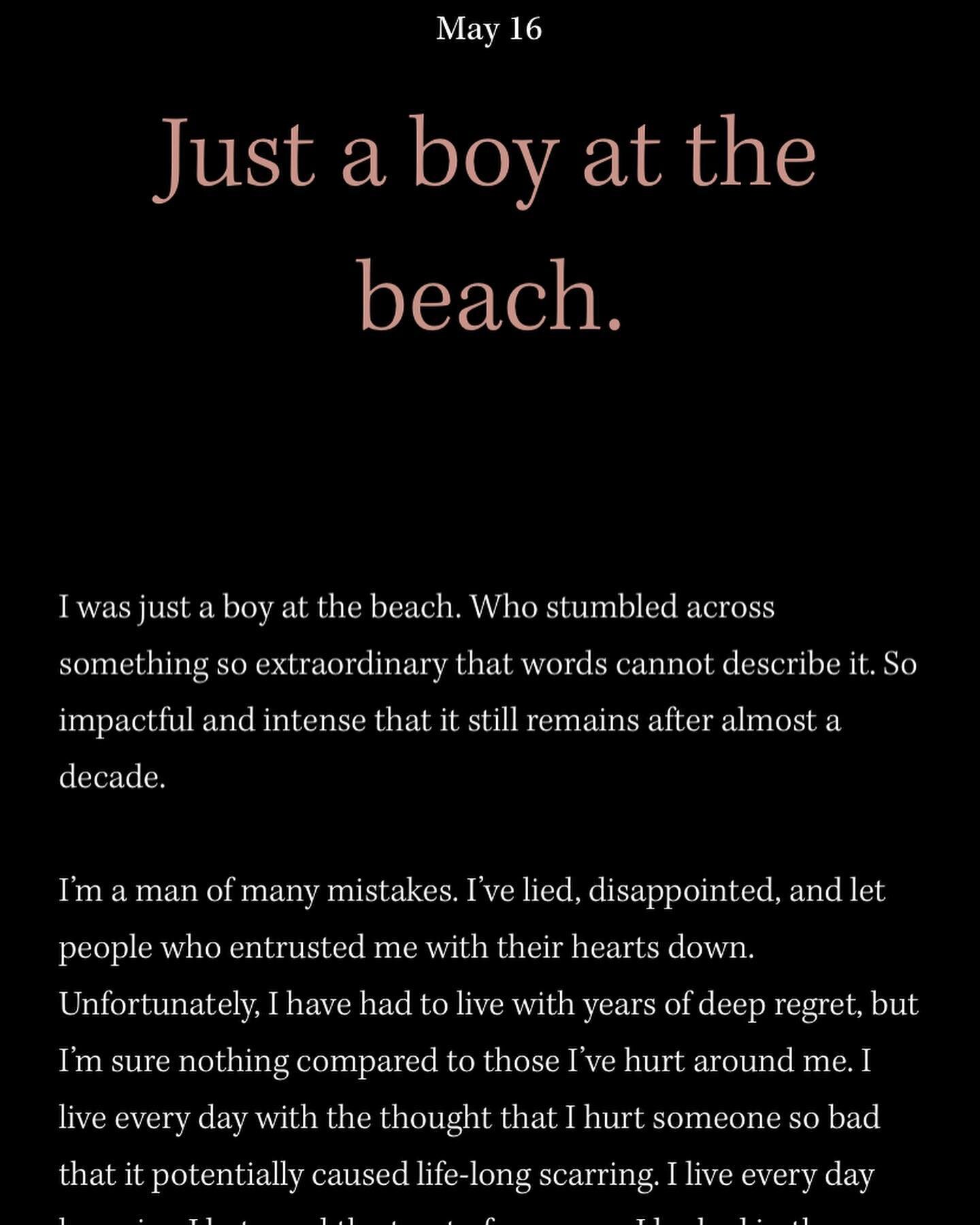 Just a boy at the beach.
Thank you so much for sharing your writing on The Dark Page. #hereforyou 
🖤The Dark Page
⚫️www.thedarkpage.org 
#mentalhealth #mentalhealthawareness #beach #boy #youmatter #writing #poet #poetry #coping #share #mentalhealths