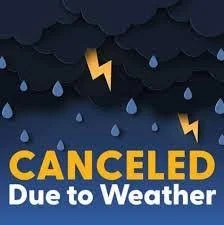 The Pop-up Christmas Pageant is canceled due to the weather today.