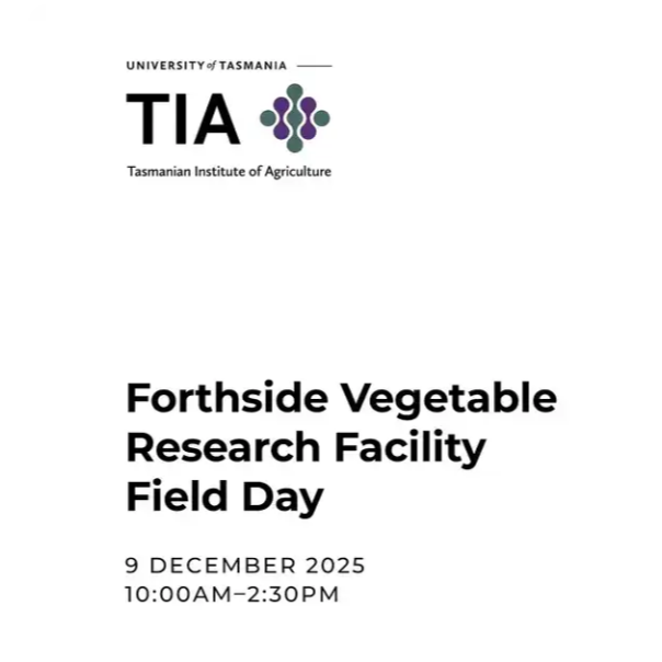 TIA Forthside Vegetable Research Facility Field Day