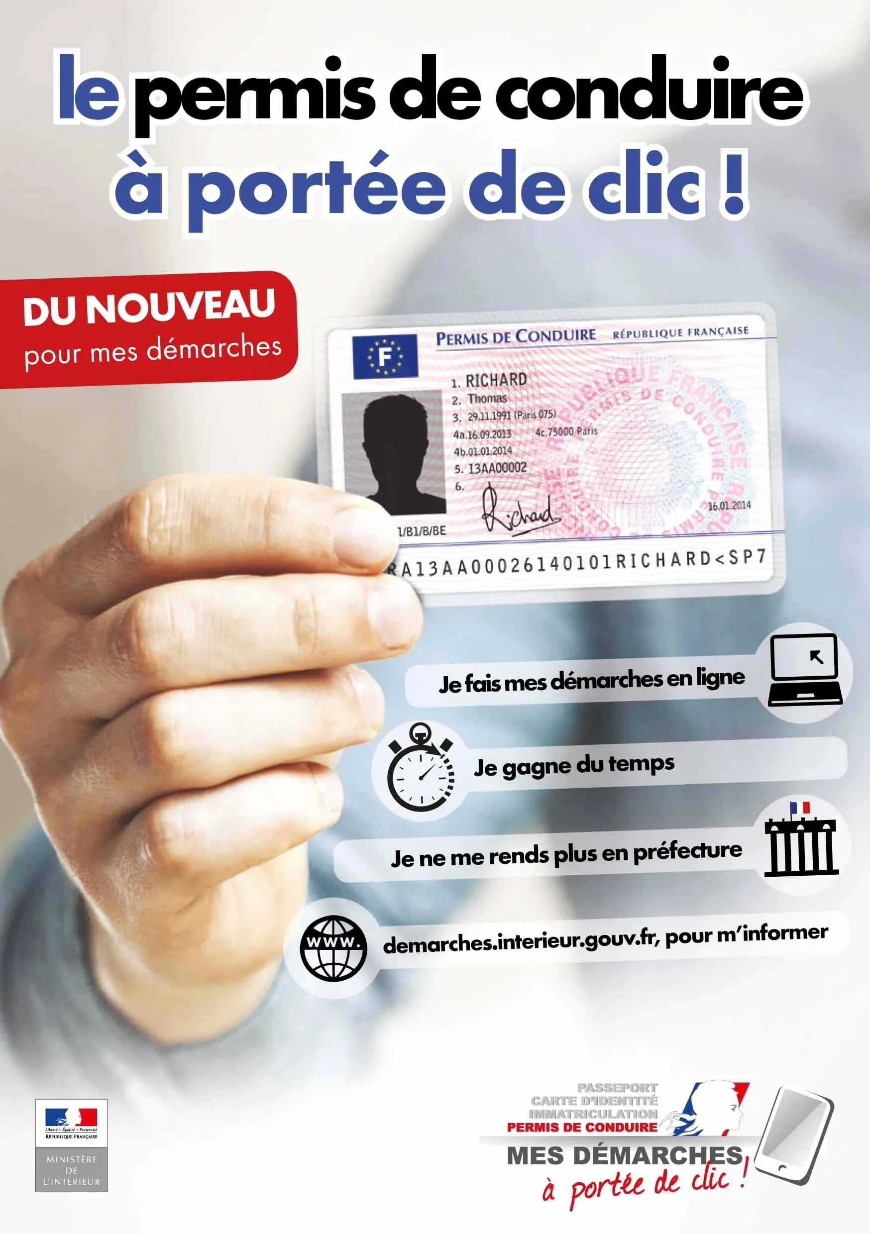 Le permis de conduire à portée de clic !!