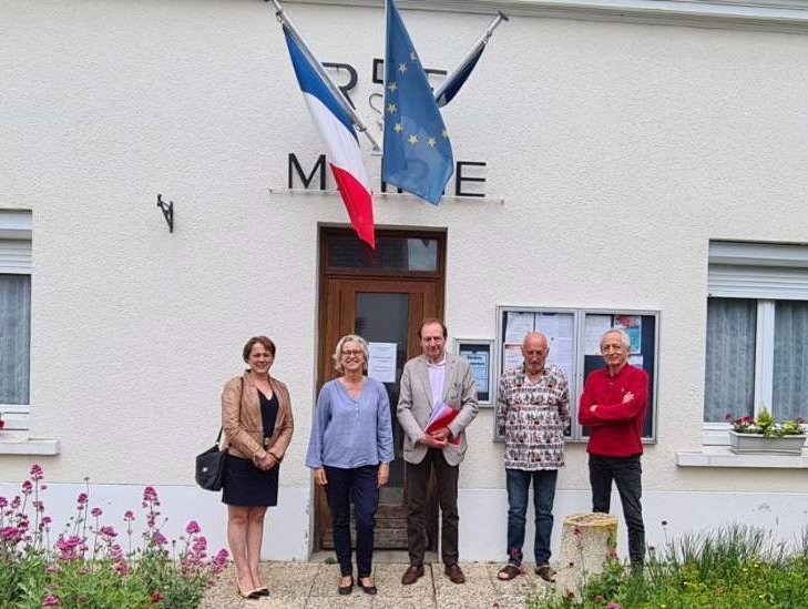 Visite de Nadine BELLUROT, Sénatrice de l’Indre, le jeudi 12 mai à ANJOUIN