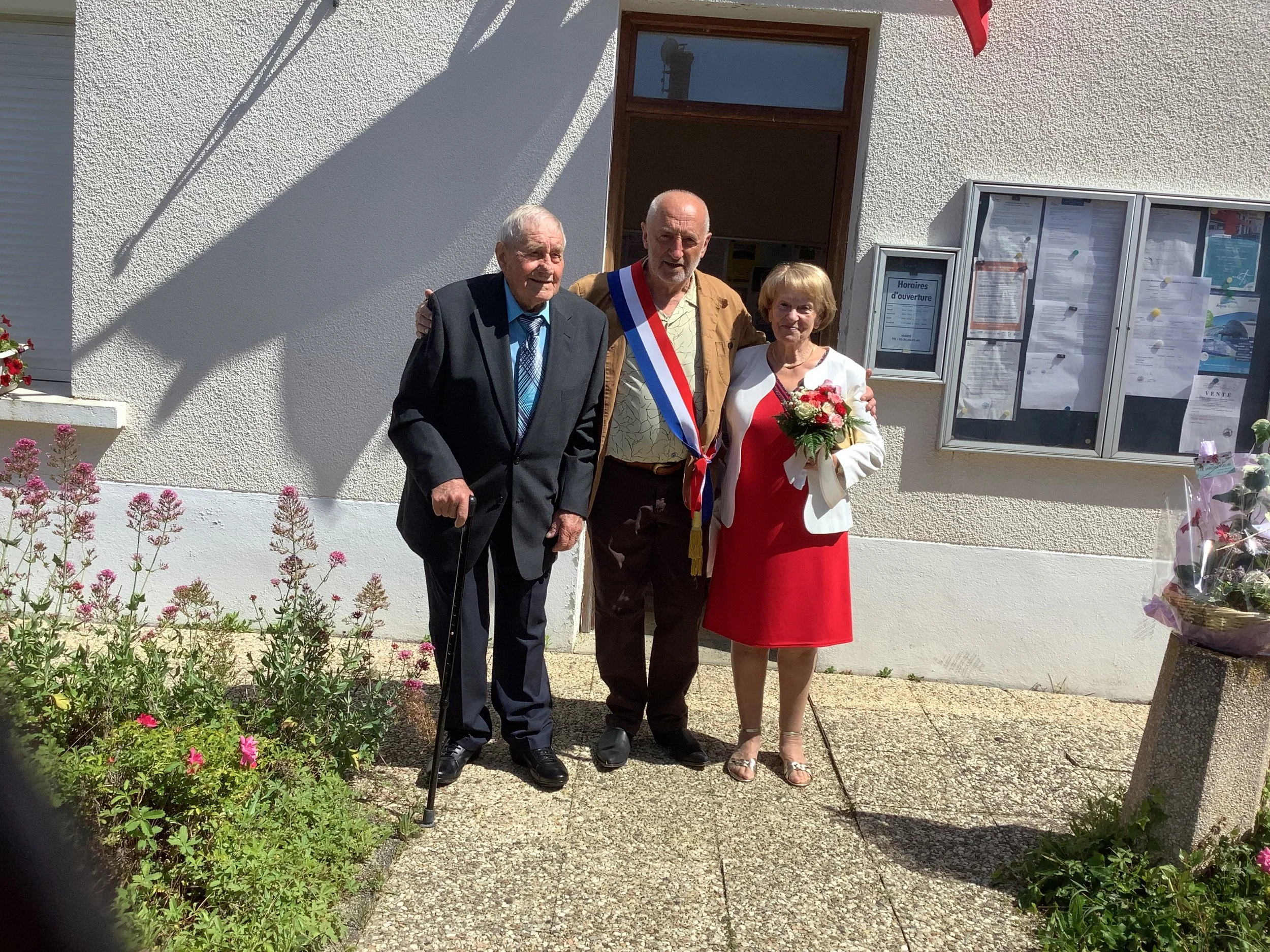 Noces de Diamant à la Mairie d' Anjouin!