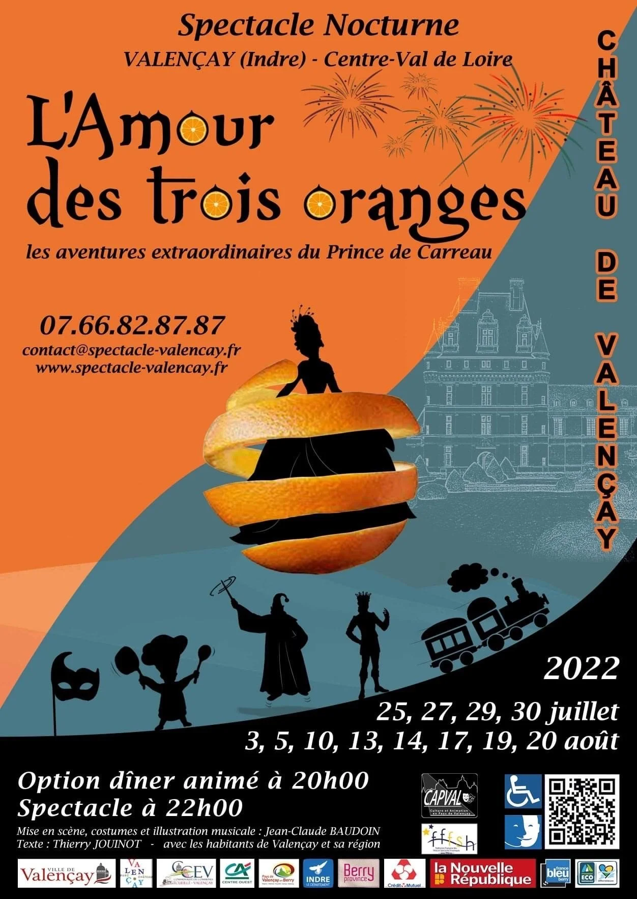 Spectacle Nocturne Château de Valençay