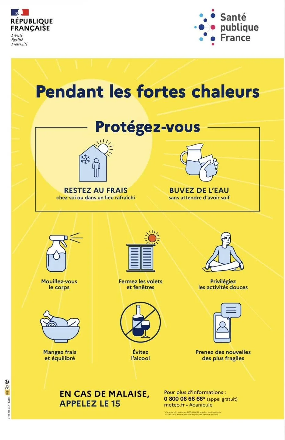 Fortes chaleurs : adoptez les bons réflexes !  