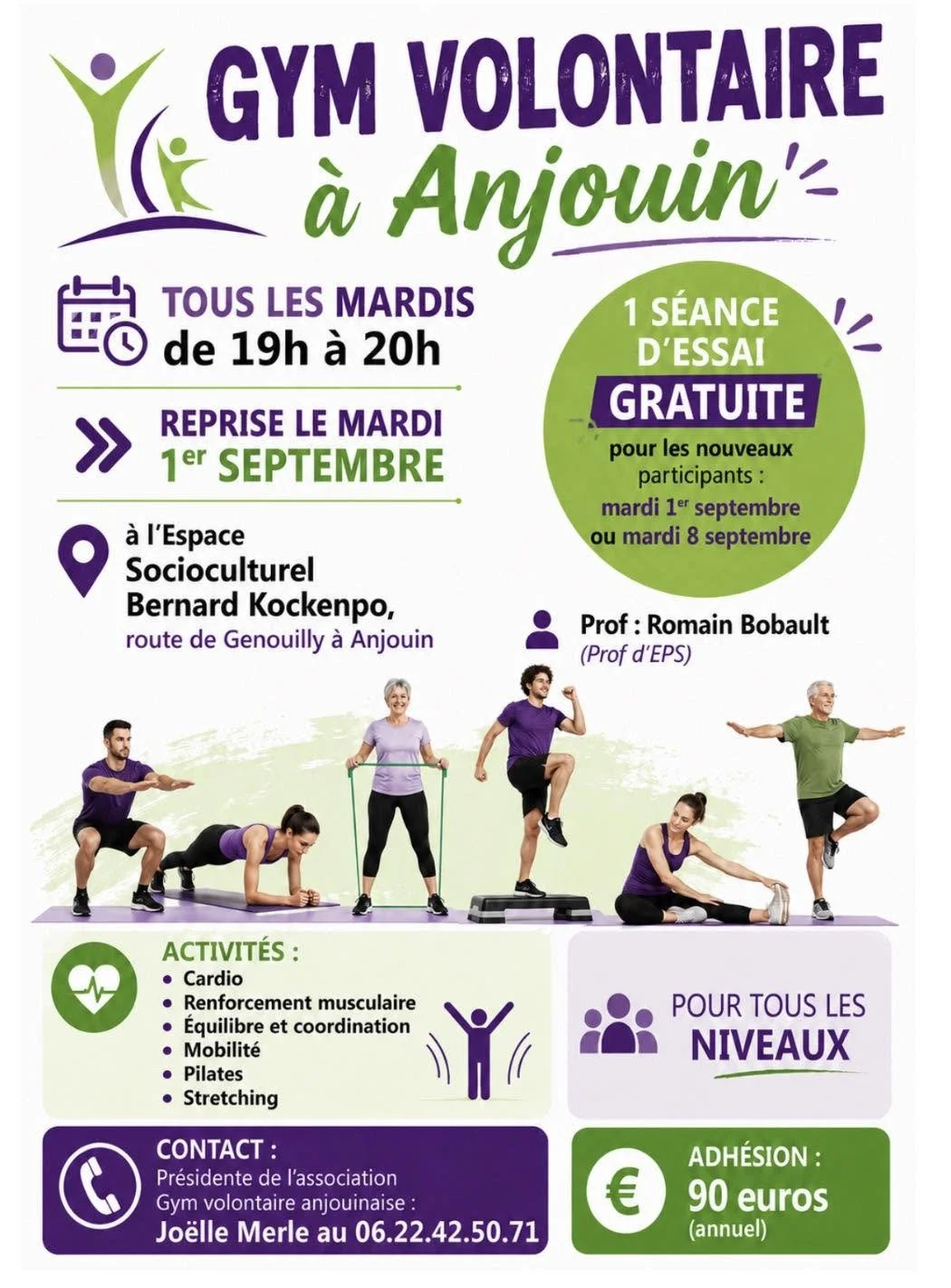 La Gym Volontaire est de retour à Anjouin !