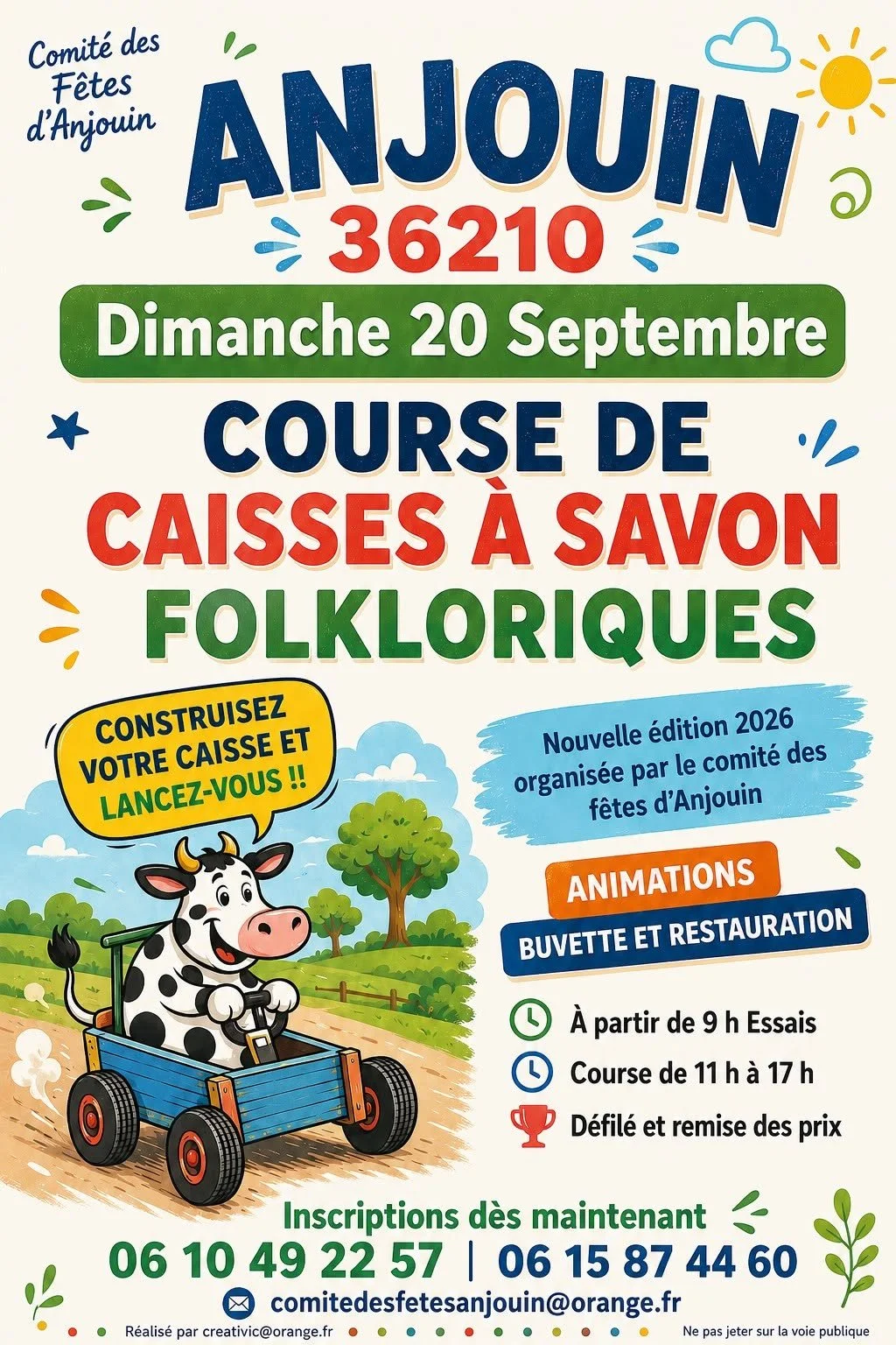 Course de caisses à savon 2026