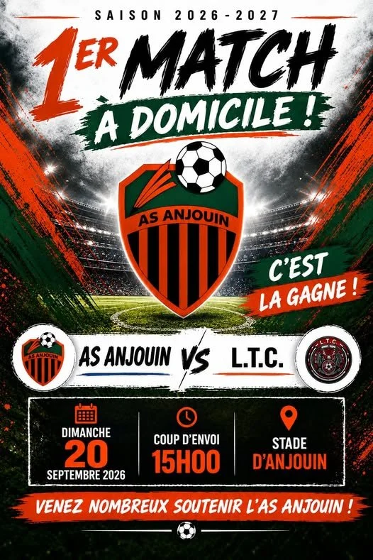 AS Anjouin - saison 2026 - 2027
