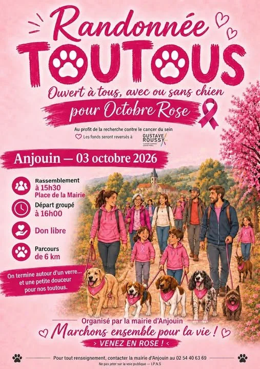 Randonnée Toutous à ANJOUIN !