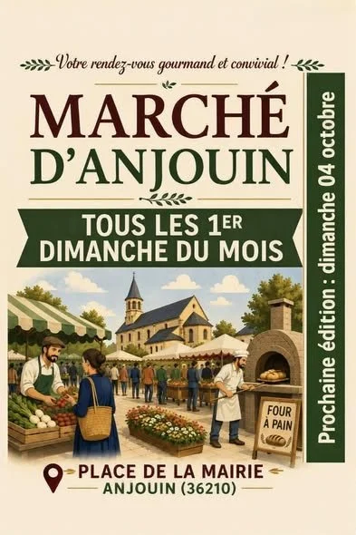 2ème Marché réussi à ANJOUIN !