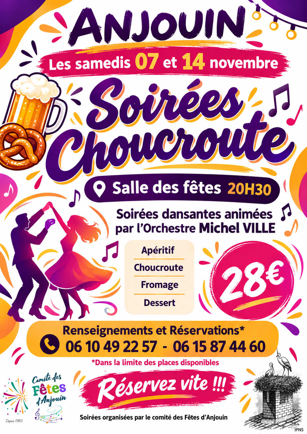 SOIRÉES CHOUCROUTE À ANJOUIN