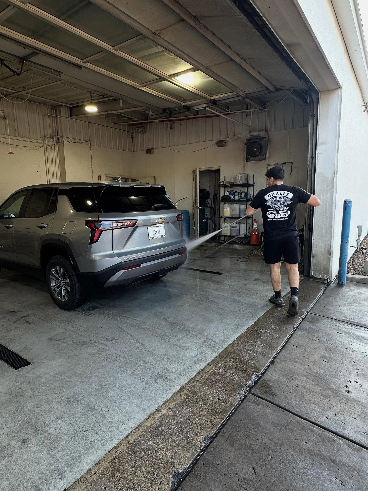Luis A is currently employed as a Porter at Dralles Chevrolet and Buick and is currently a student taking our Work Based Learning Class. Part of his job responsibilities include detailing and cleaning cars, gassing vehicles up and organizing the car 