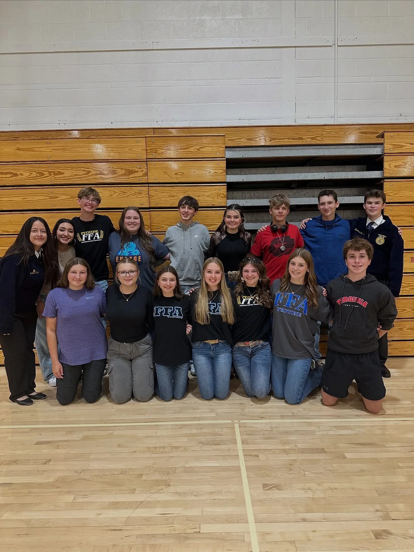 Tonight 14 of our FFA members attended Section 10 LTS. They went through each section officer&rsquo;s workshop where they learned about perception, communication, teamwork, and community service. 

The greenhands went through different activities to 