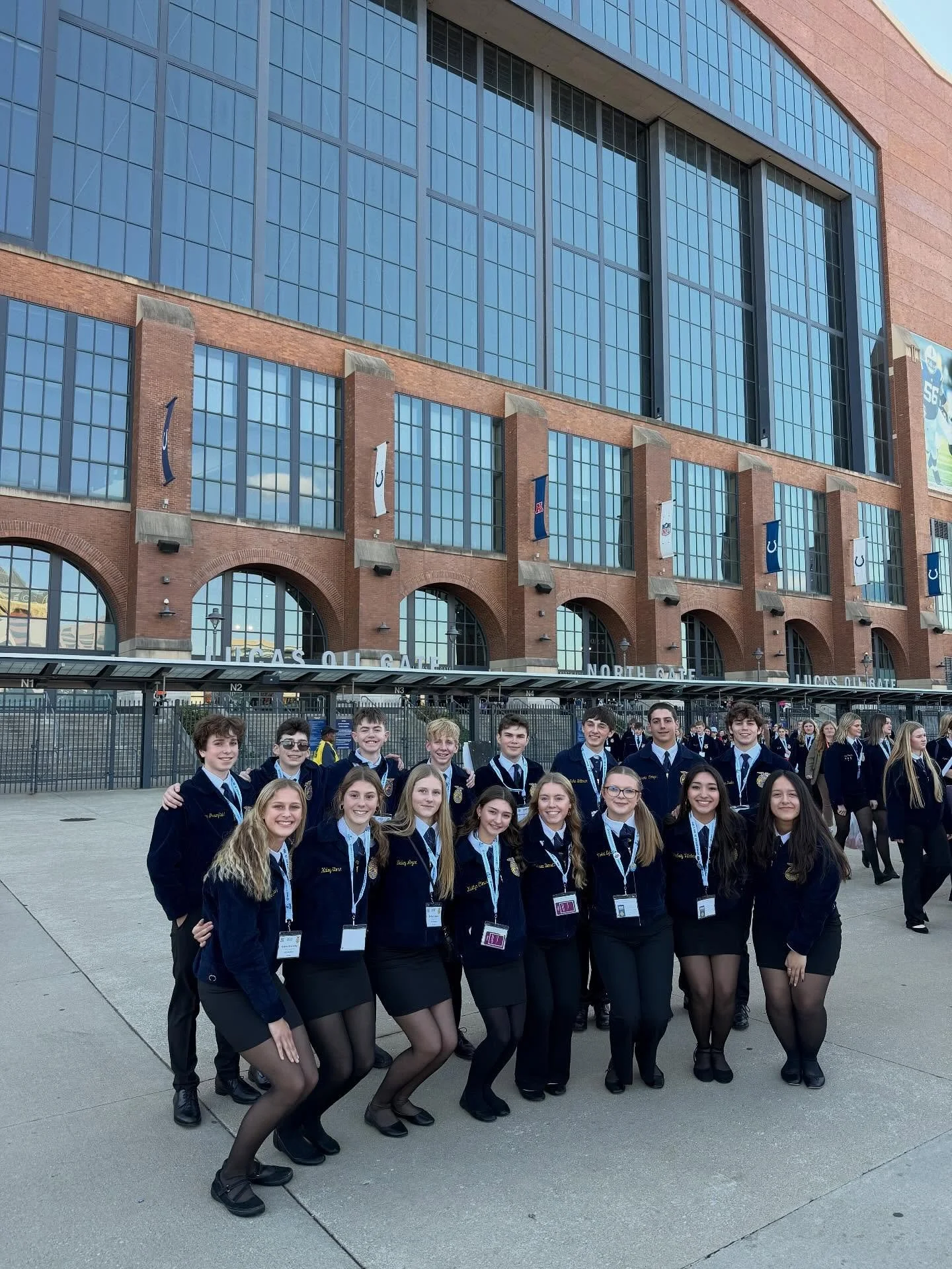 Today Chelsea Bennett &amp; Autumn Regal crossed the stage during the 2nd Session of National FFA Convention as we were recognized for being a 3 Star Chapter - the highest ranking we could receive in the National Chapter Award! We are proud of all of