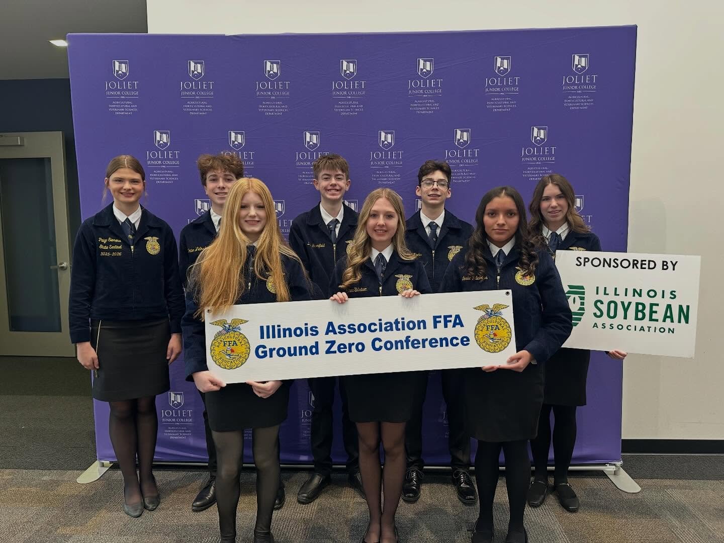 Today 7 freshmen/sophomore Peotone FFA members are attending the Illinois FFA Ground Zero Conference at Joliet Junior College! 

They are learning about self-discovery, how to network with others, understanding new perspectives, how to overcome chall