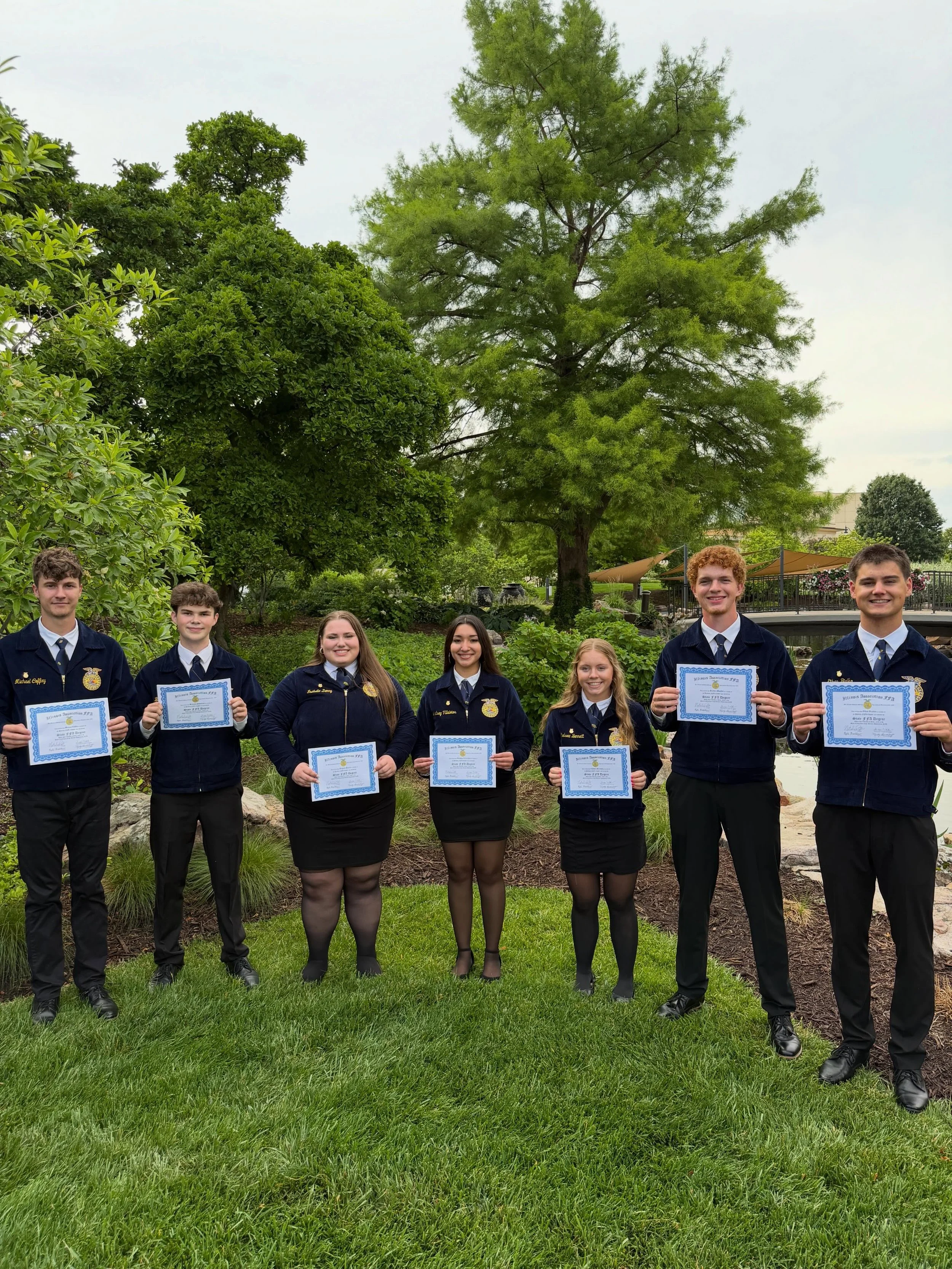 ⭐️7 STATE DEGREES⭐️

This afternoon&rsquo;s session was extra special, as we watched 7 of our members, a record for our chapter in one year, cross the stage to receive their State FFA Degree!

The State FFA Degree is the highest degree that the Illin