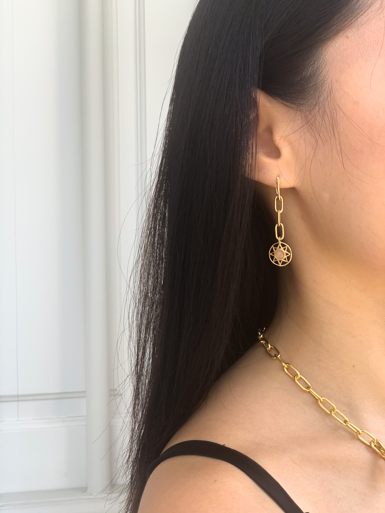 epanoui rose quartz chain earring.jpeg
