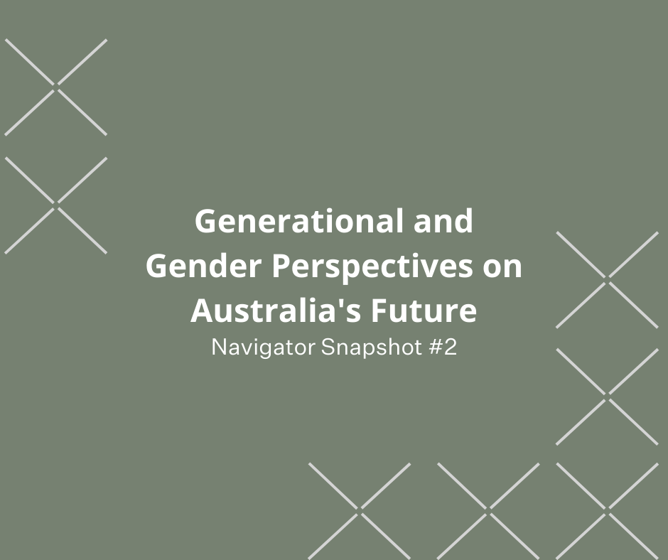 Generational and Gender Perspectives on Australia's Future