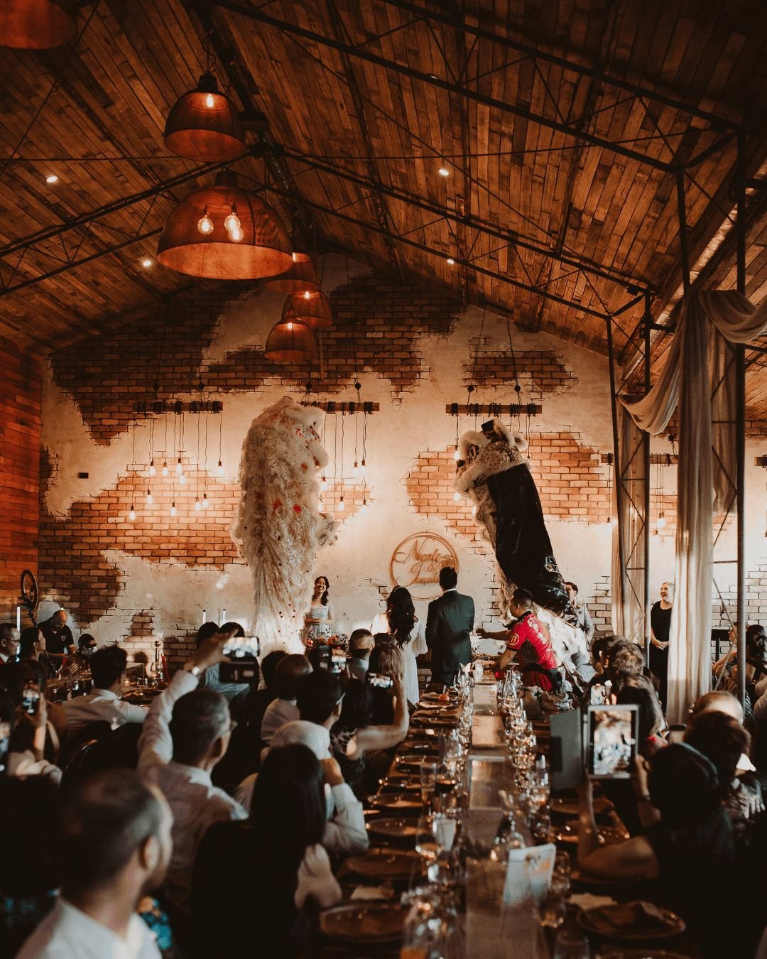 &quot;Just when you thought love couldn't get any more exhilarating, we brought the roar of lion dancers to our wedding at Petrichor Farm! 💖✨ Every leap and drum beat infused our special day with joy, tradition, and a touch of wild fun. Here's to ce