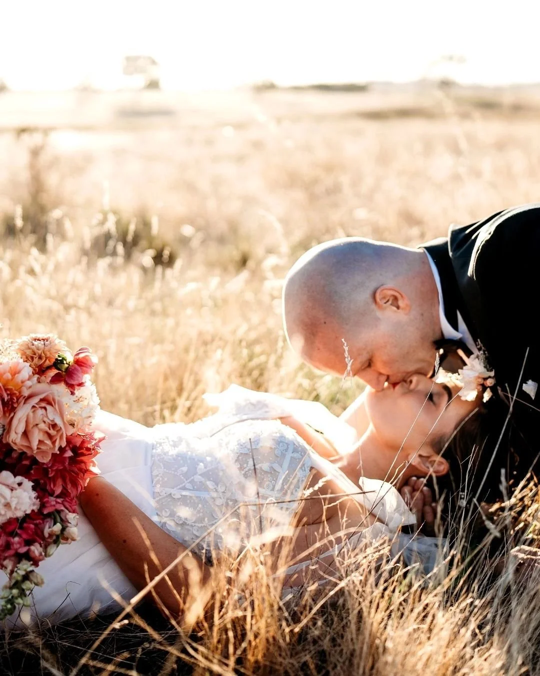 Would you lie in the grass for the perfect pic at Petrichor Farm? ✨

Sometimes the best wedding photos happen when you let go of perfection and lean into the moment.

A golden field. A gentle breeze. The person you love most in the world. And a photo