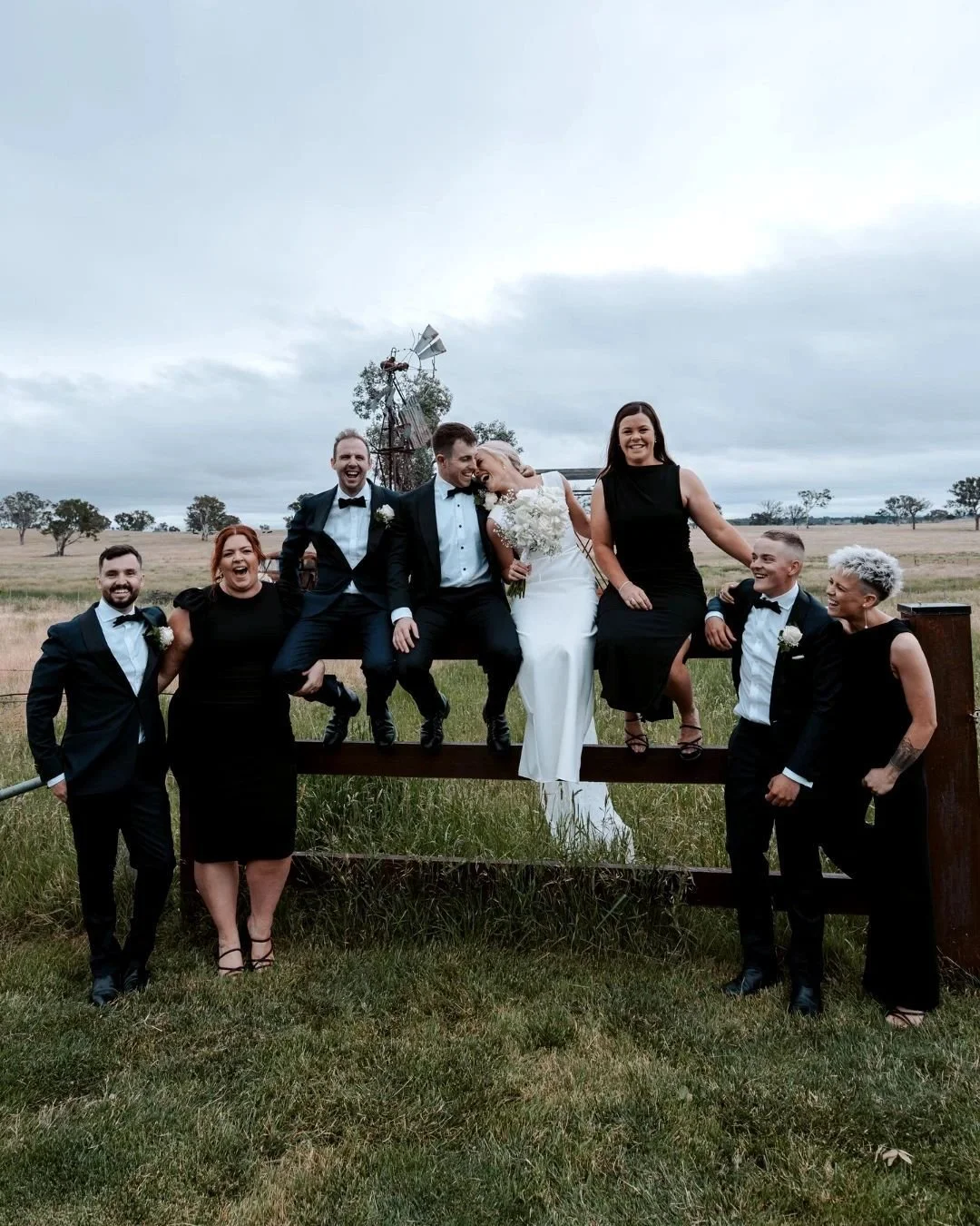 There's something about wide open spaces, a relaxed timeline, and room to breathe that just makes everything feel easier.
No rushing between locations. No stress about whether your bridal party will have fun.
Just you, your favourite people, a rustic