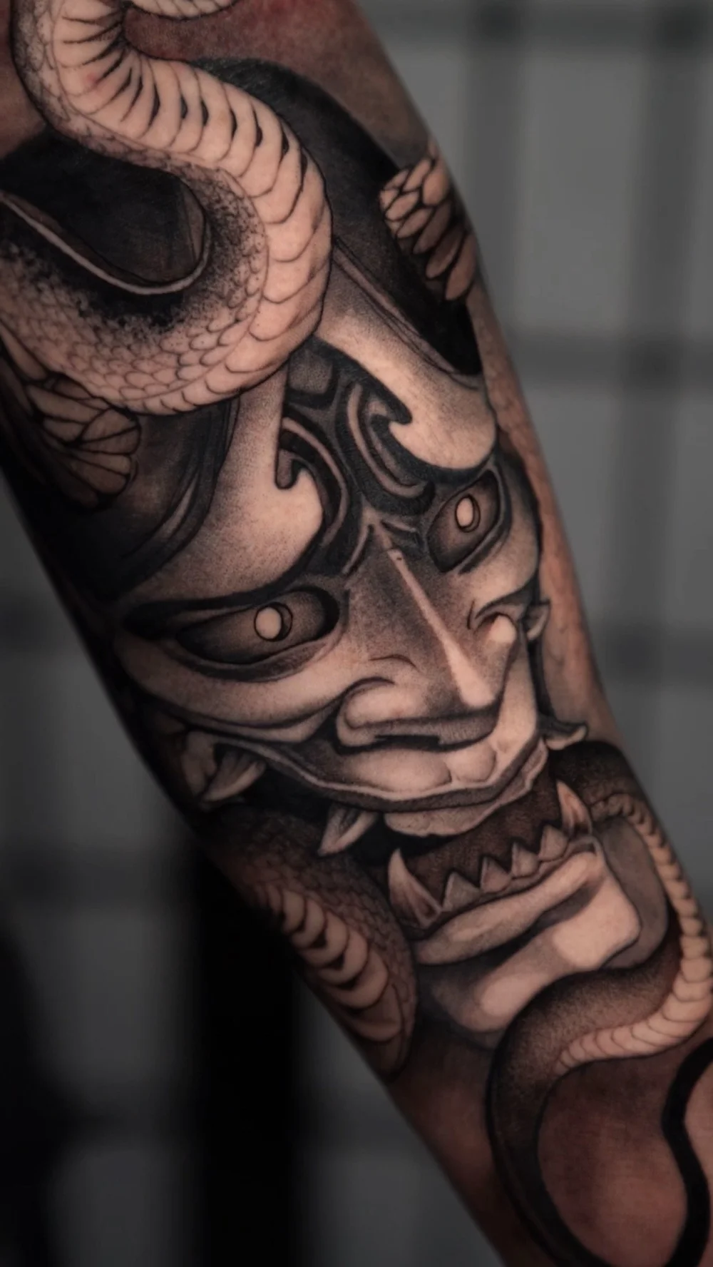 Black and grey tattoo by Cody Wilson