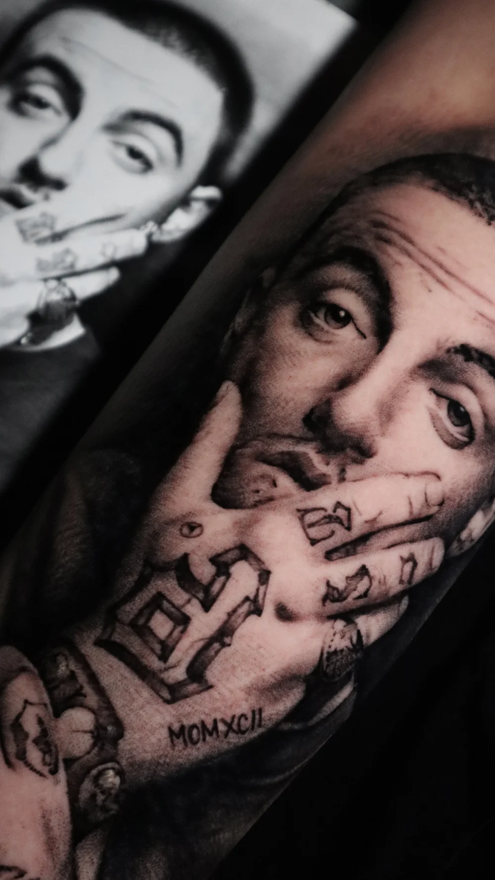 Black and grey tattoo by Cody Wilson